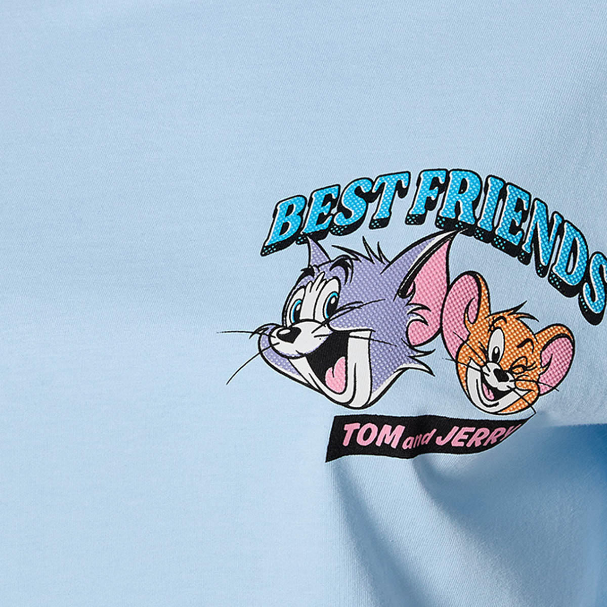 تيشيرت بقصّة بوكسي وطبعات توم وجيري-women-clothing-tshirts-image-6