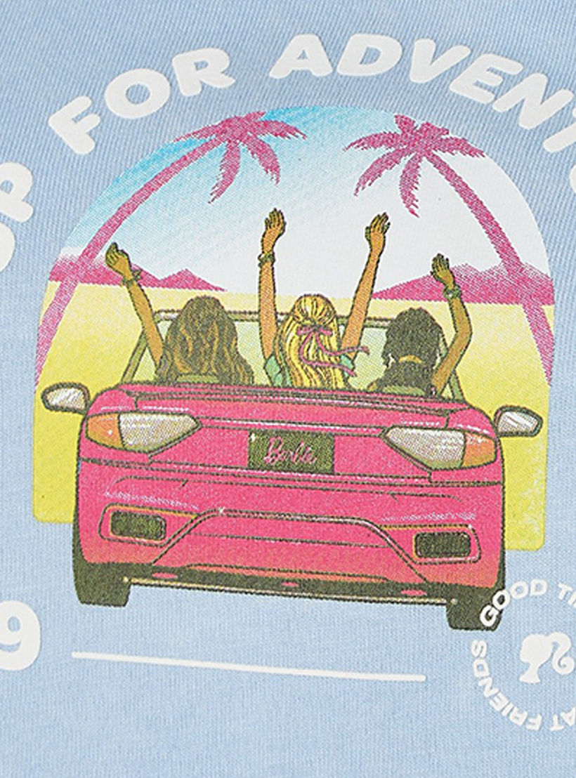 Barbie Regular Fit Cotton T-shirt-women-clothing-tshirts-image-2