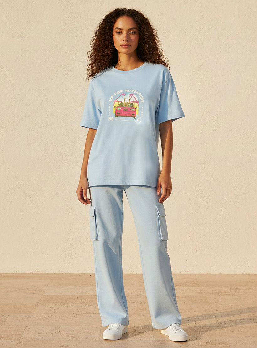 Barbie Regular Fit Cotton T-shirt-women-clothing-tshirts-image-3