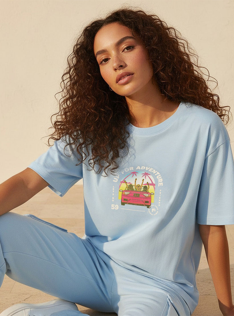 Barbie Regular Fit Cotton T-shirt-women-clothing-tshirts-image-5