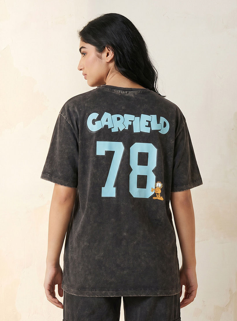 Garfield Cotton T-shirt-women-clothing-tshirts-image-4