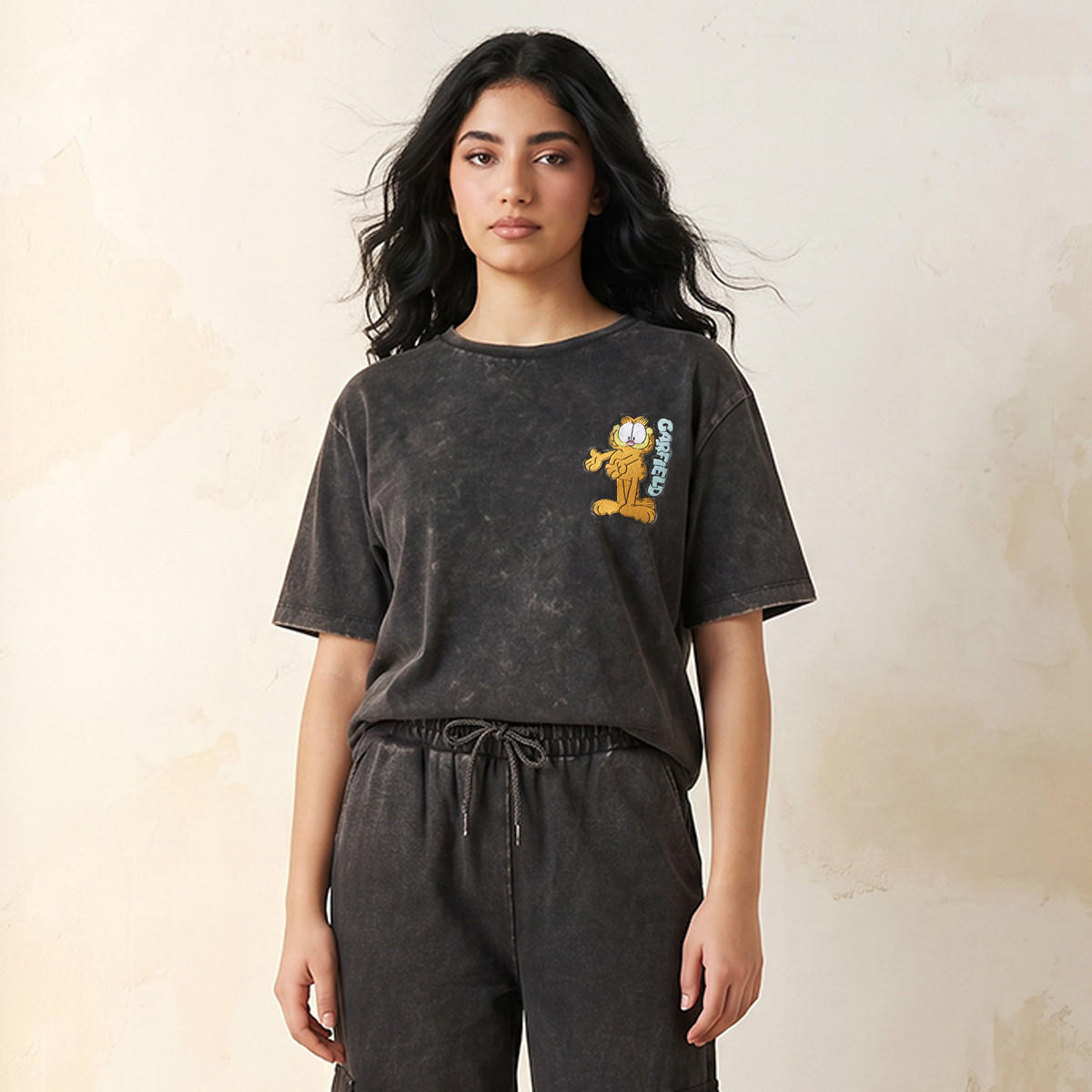 Garfield Cotton T-shirt-women-clothing-tshirts-image-5