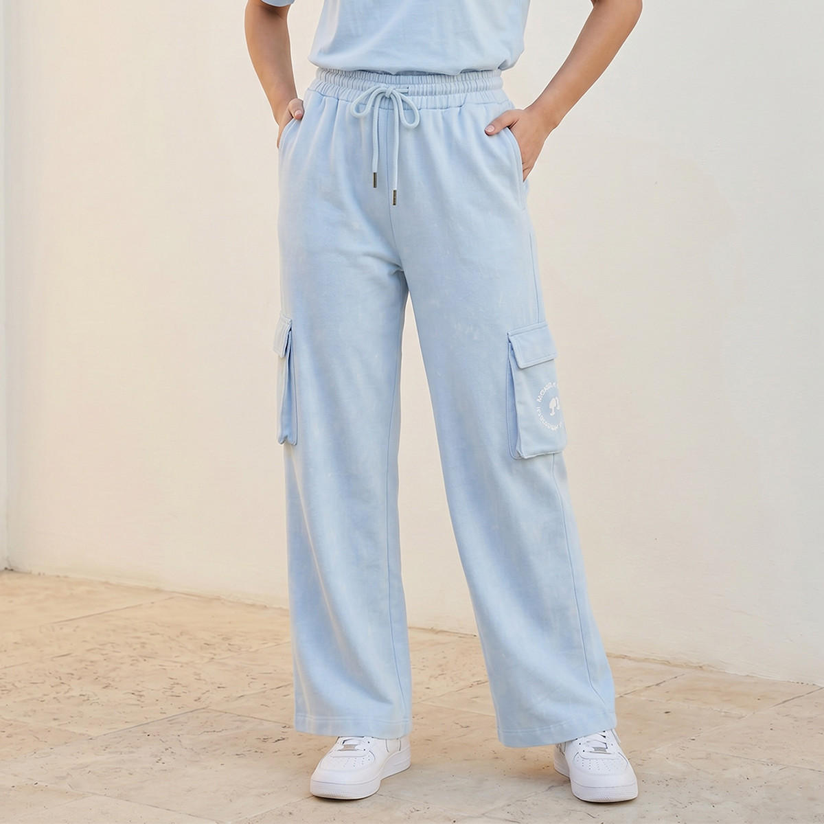 Barbie Mid-Rise Cotton Cargo Pants-women-clothing-bottoms-joggers-image-1