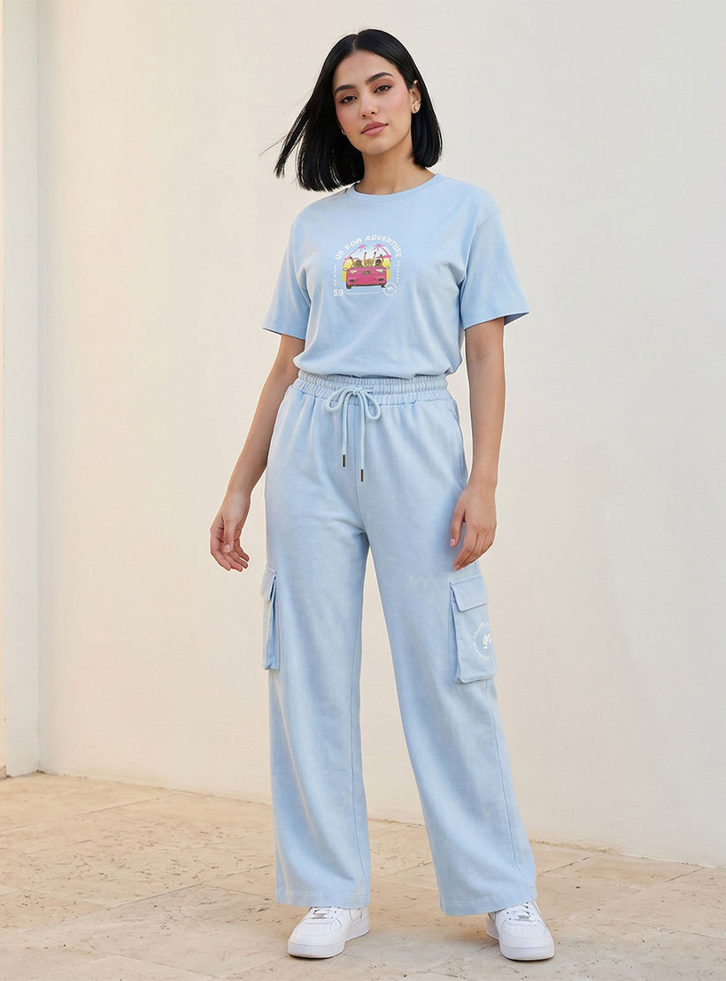 Barbie Mid-Rise Cotton Cargo Pants-women-clothing-bottoms-joggers-image-3