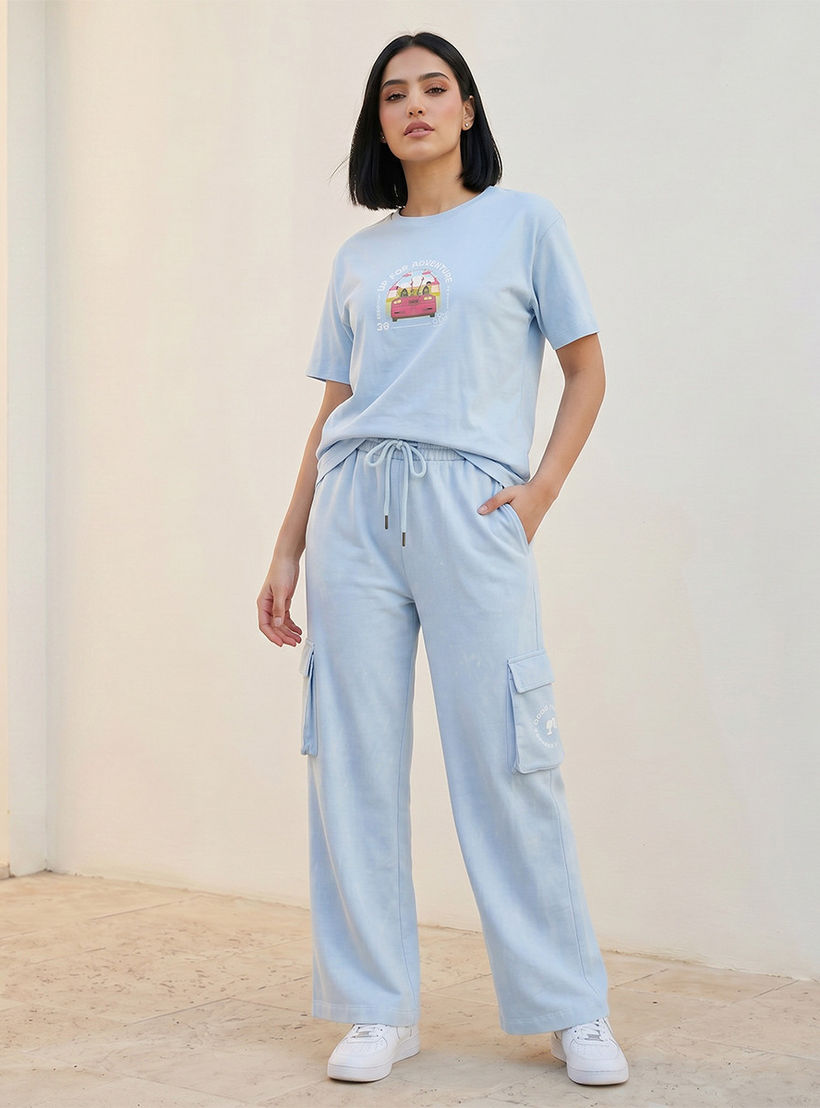 Barbie Mid-Rise Cotton Cargo Pants-women-clothing-bottoms-joggers-image-5