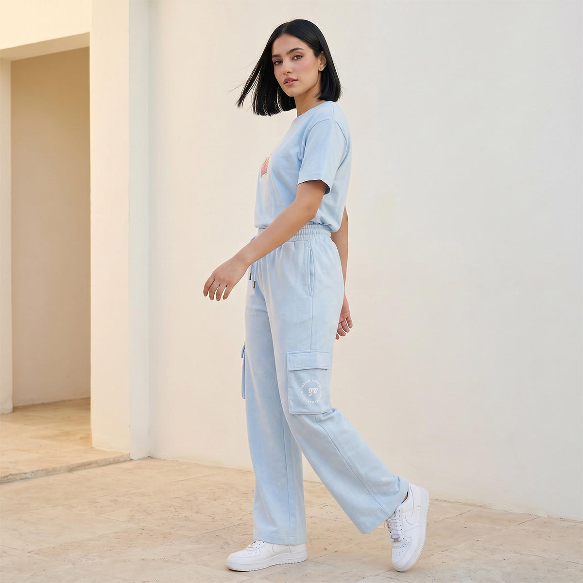 Barbie Mid-Rise Cotton Cargo Pants-women-clothing-bottoms-joggers-image-6