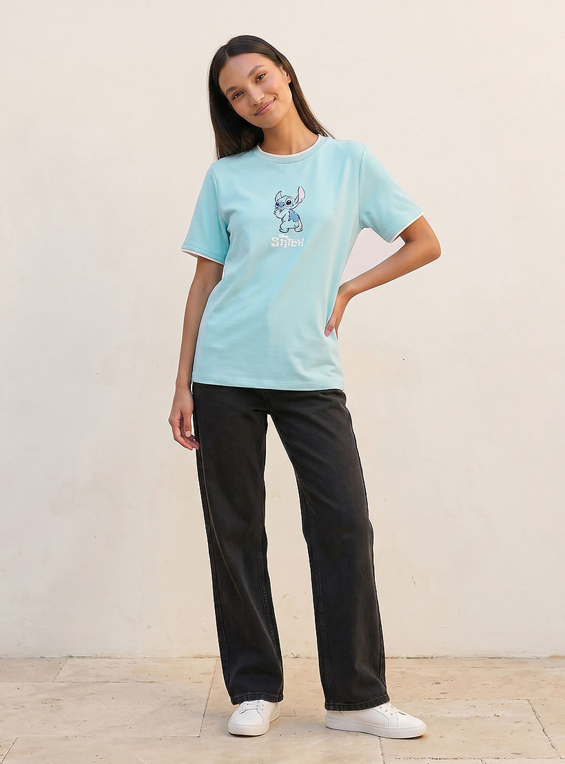 تيشيرت رينجر بتصميم ستيتش-women-clothing-tshirts-image-3