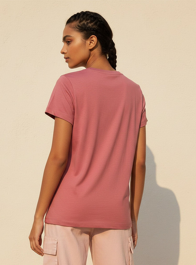 تيشيرت قطن بياقة ضيقة وطبعات هيلو كيتي-women-clothing-tshirts-image-4