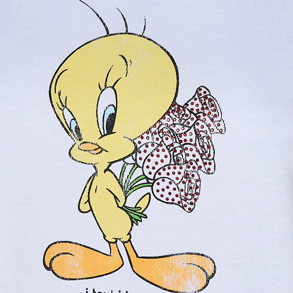 Tweety Regular Fit Cotton T-shirt-women-clothing-tshirts-image-2