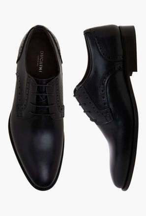 Duchini Men Lace-Up Leather Derby Shoes-men-shoes-image-1