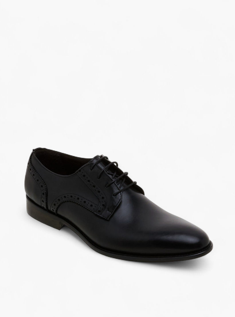 Duchini Men Lace-Up Leather Derby Shoes-men-shoes-formalshoes-image-2