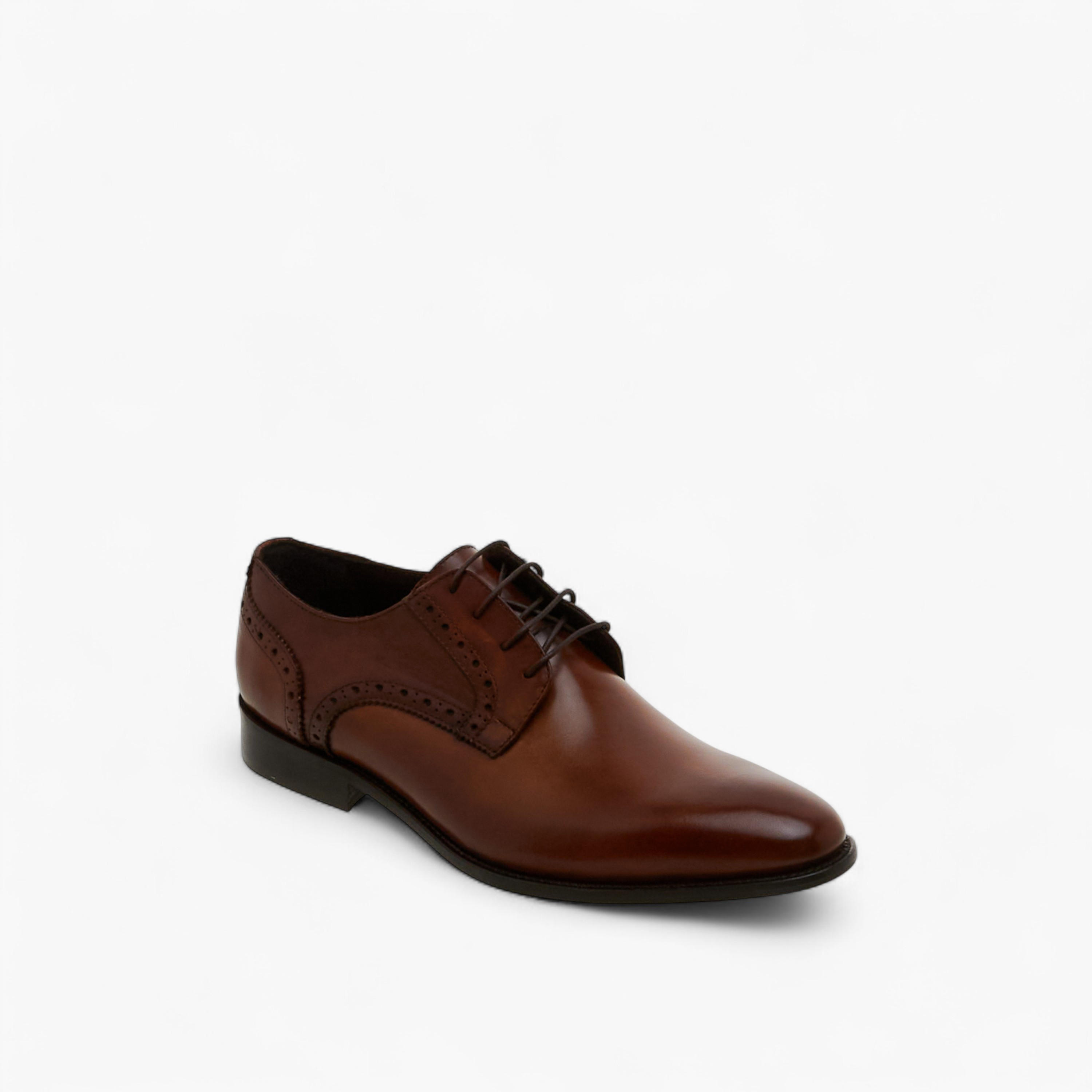 Duchini Men Lace-Up Leather Derby Shoes-men-shoes-formalshoes-image-2