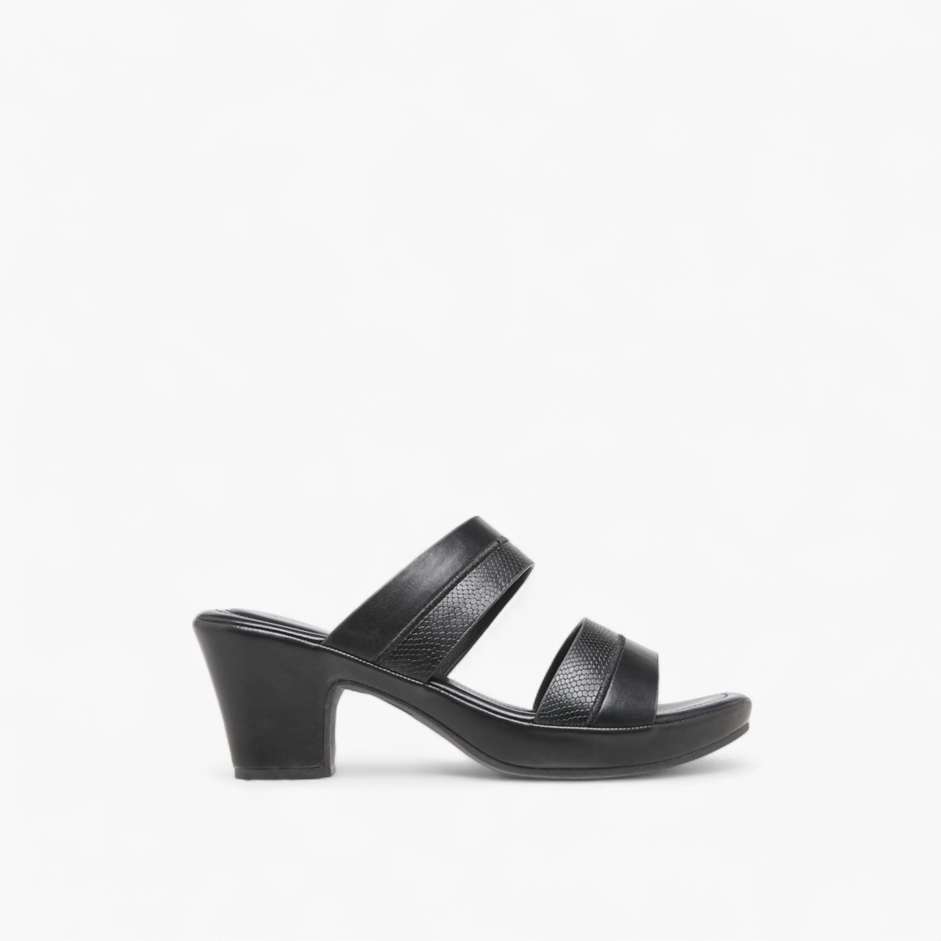 Flora Bella Textured Slip-On Sandals with Block Heels-women-shoes-sandals-heeled-image-3