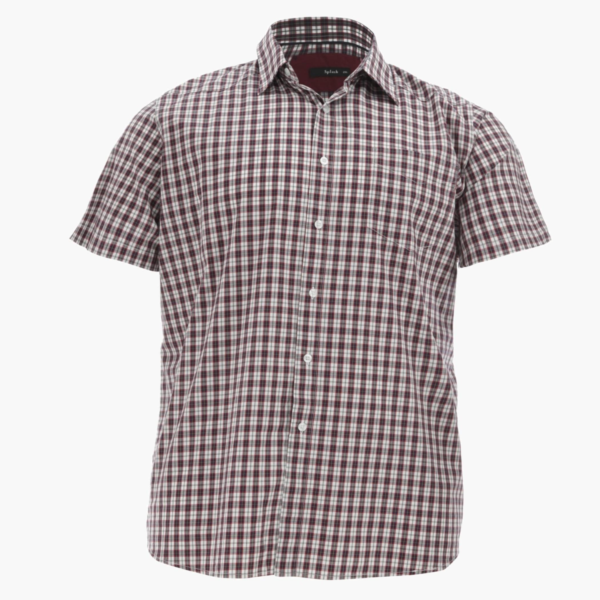 Plus Size Check Shirt-men-clothing-shirts-image-1