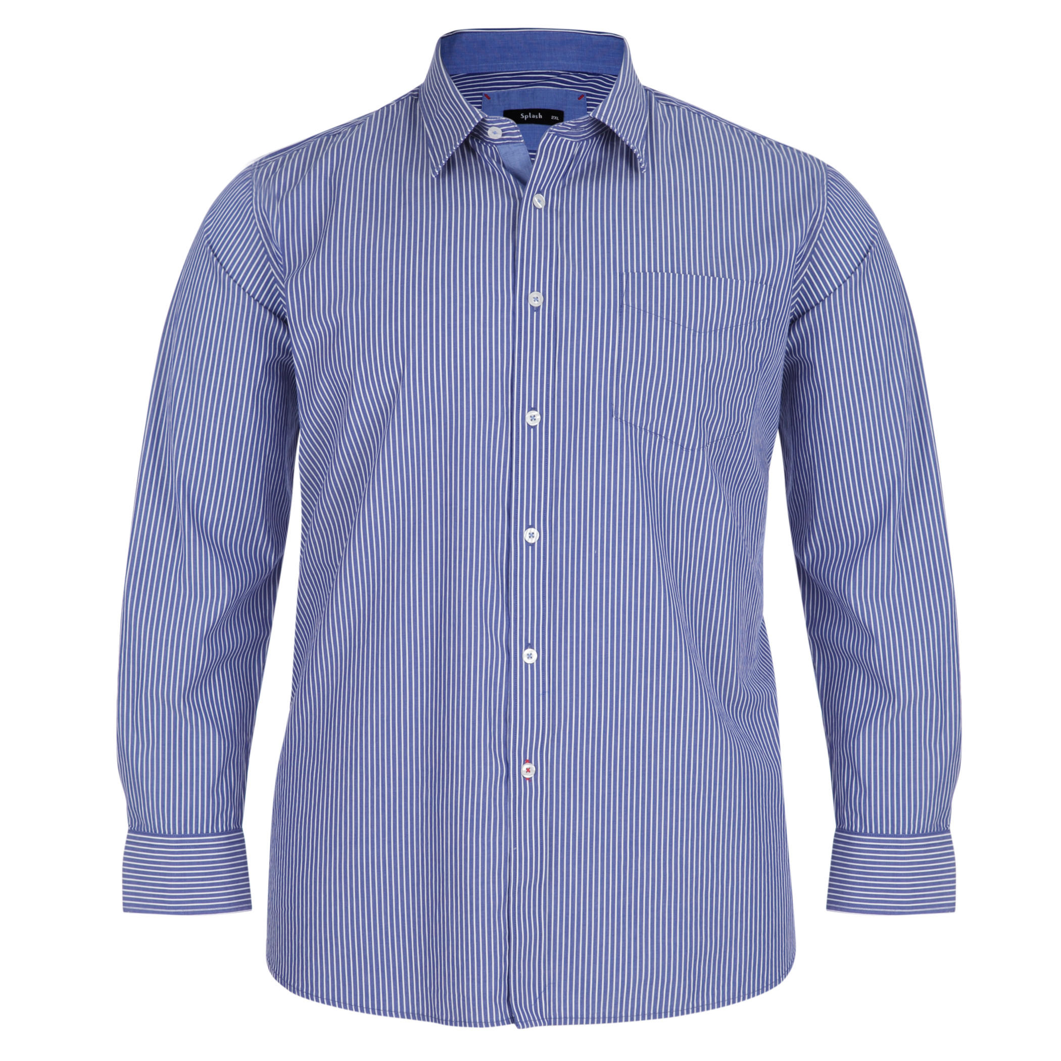 Striped Long-sleeved Shirt-men-clothing-shirts-image-1