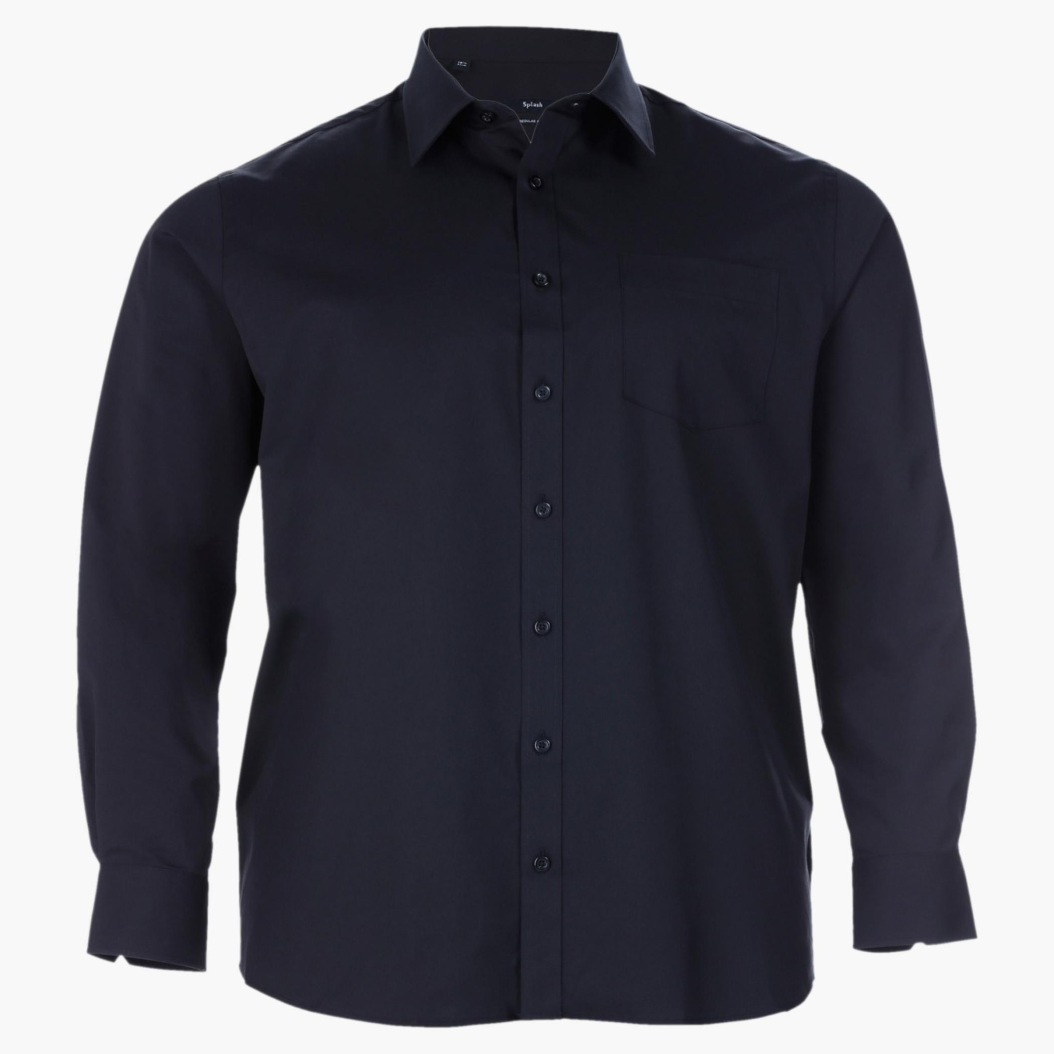 Plus Size Long-sleeved Shirt-men-clothing-shirts-image-3