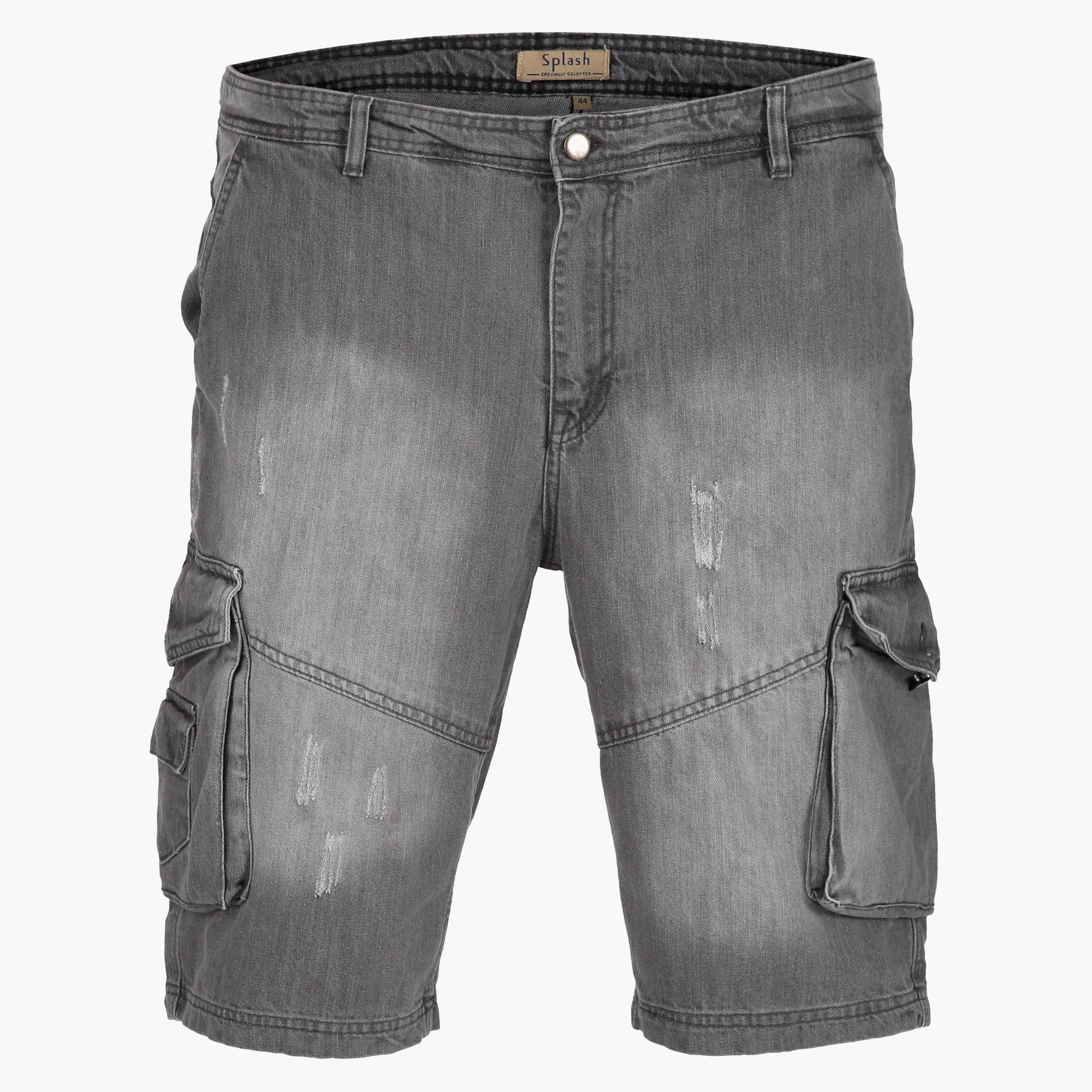 Washed Out Denim Shorts-men-clothing-bottoms-shorts-image-1