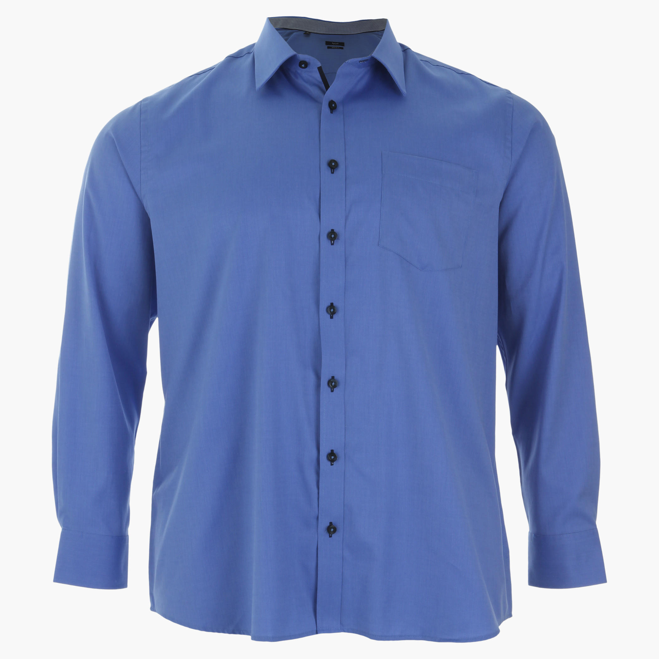 Plus SIze French Blue Shirt-men-clothing-shirts-image-1
