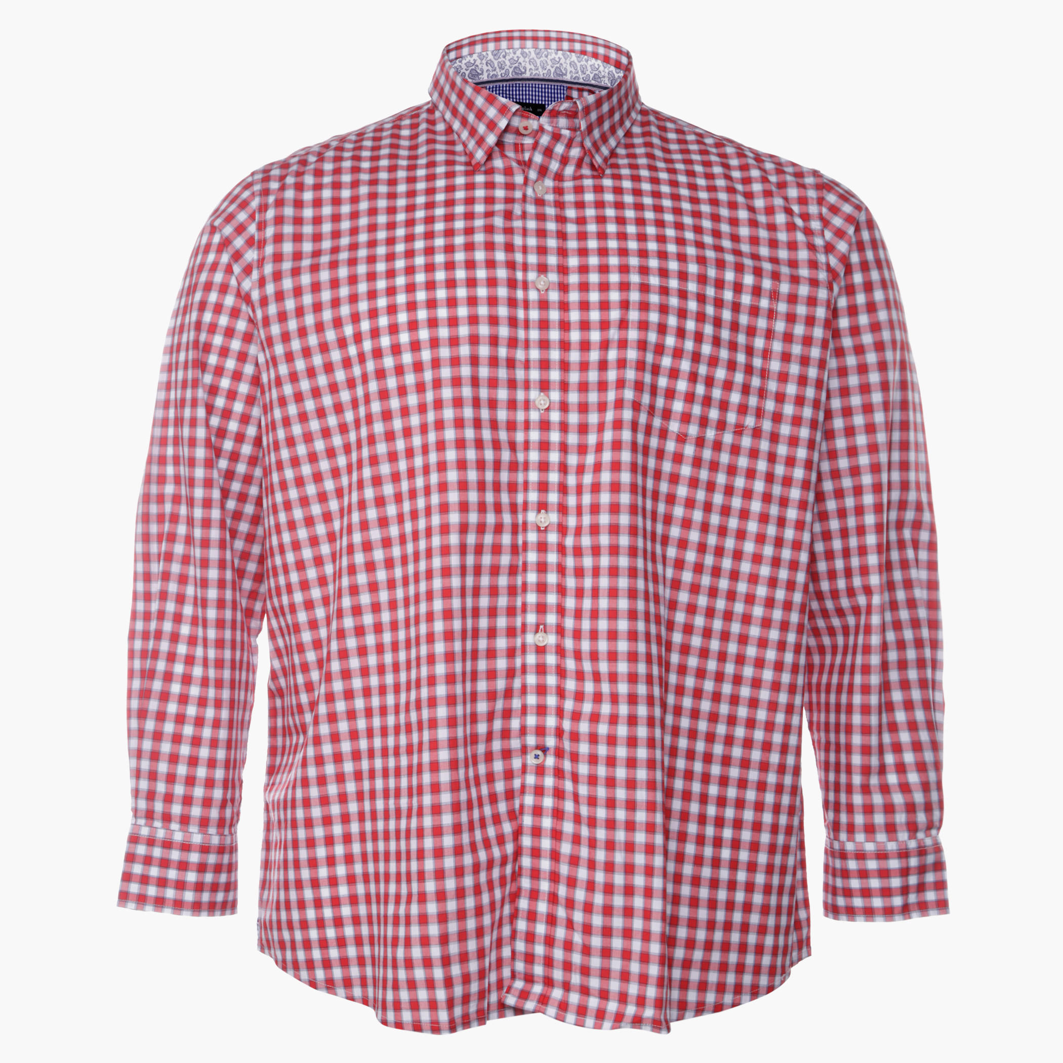 Plus Size Cotton Chequered Shirt-men-clothing-shirts-image-1