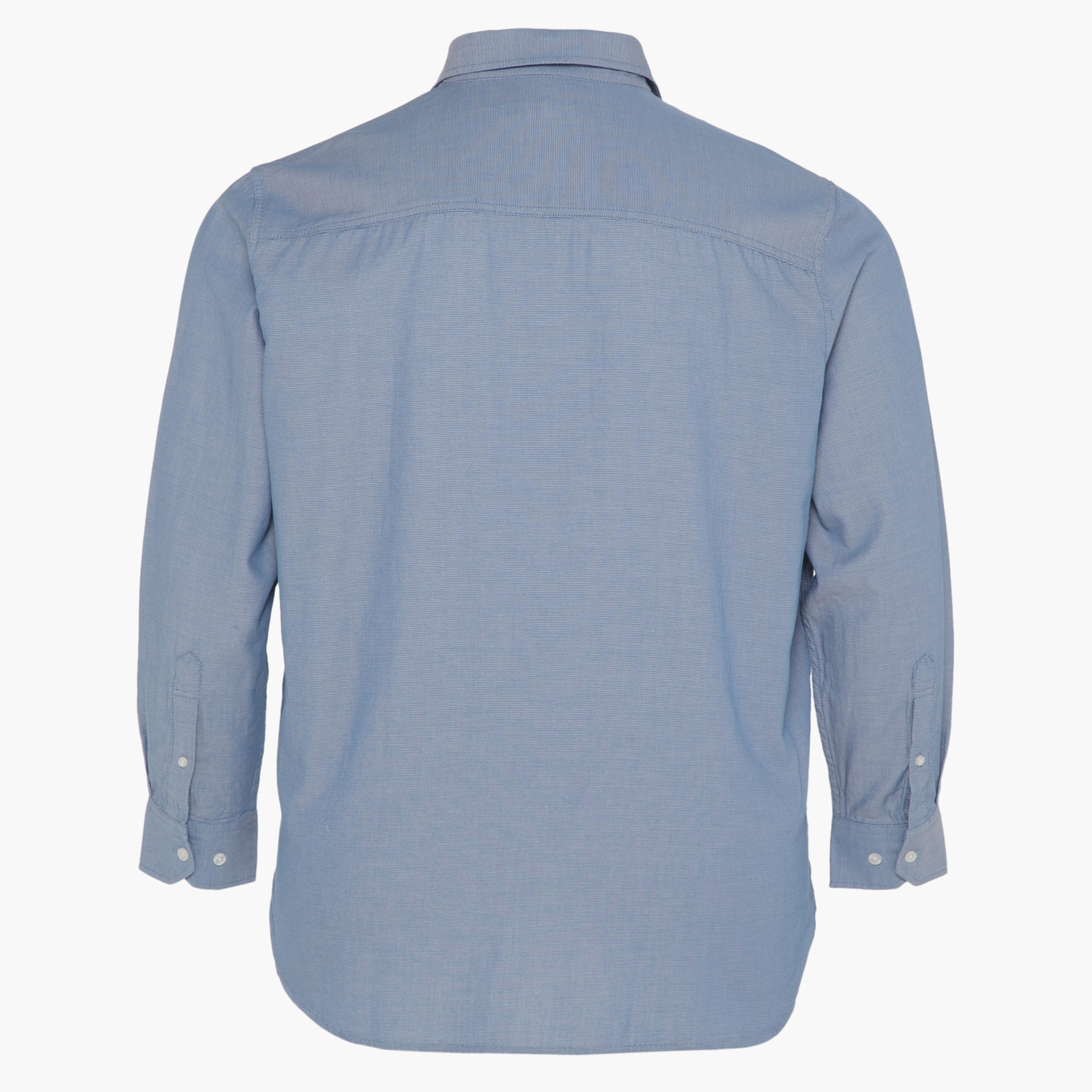 Plus Size Cotton Casual Shirt with Long Sleeves-men-clothing-shirts-image-2