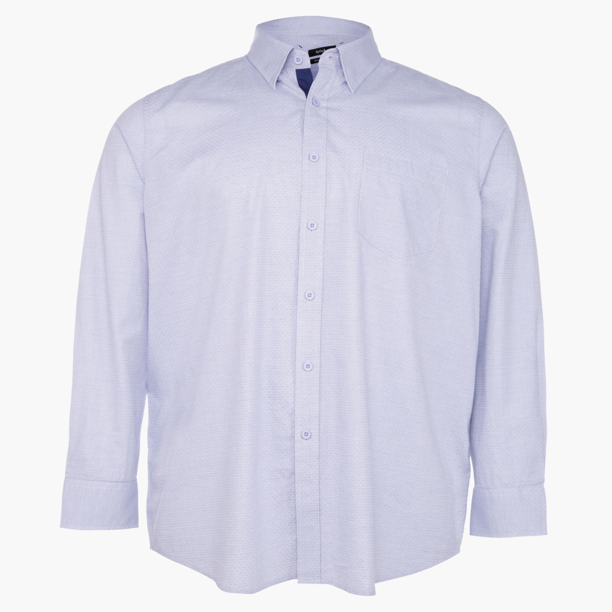 Plus Size Cotton Dobby Shirt-men-clothing-shirts-image-3