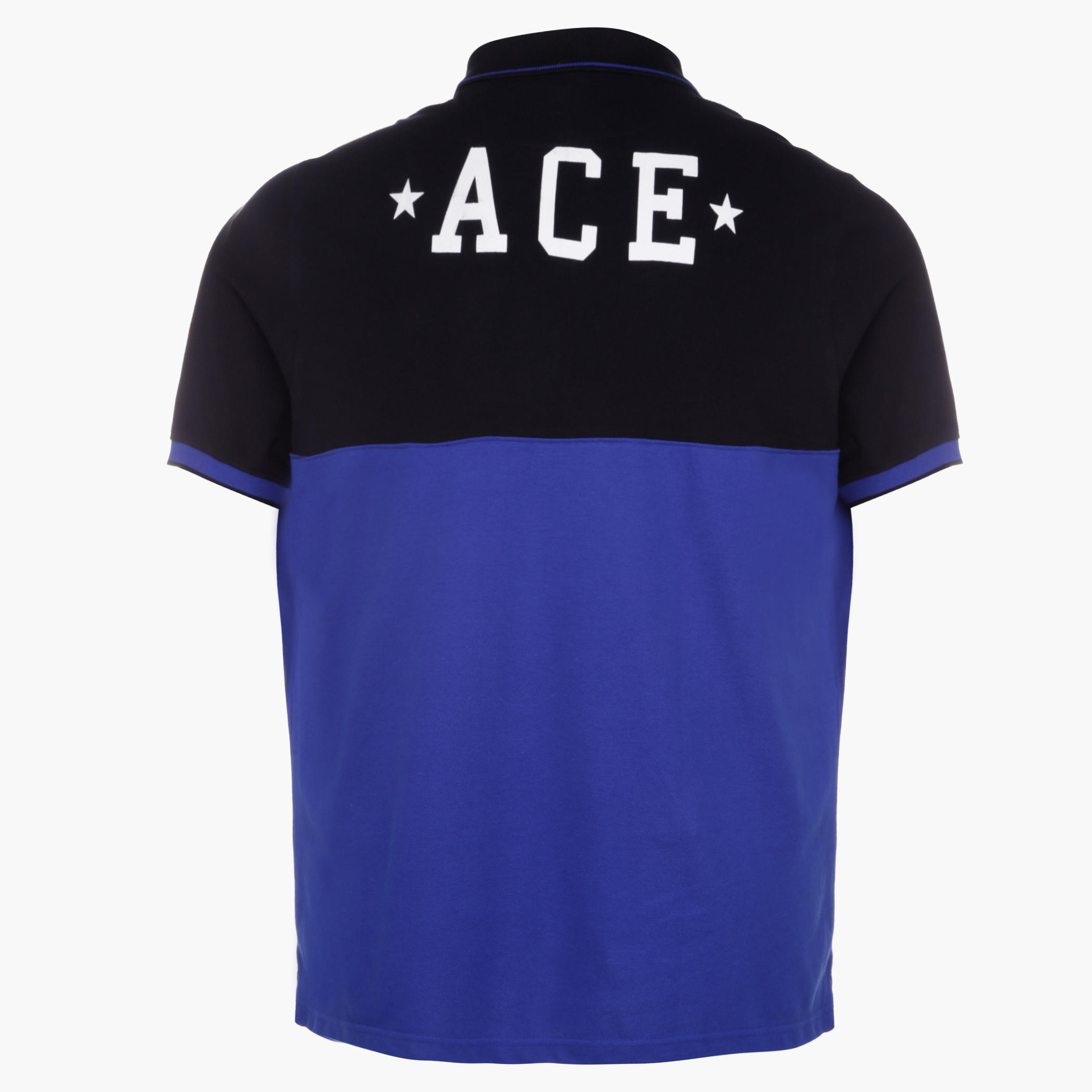 Plus Size Cotton T-Shirt with Collar Neck and Print-men-clothing-tshirtsandpolos-polos-image-2
