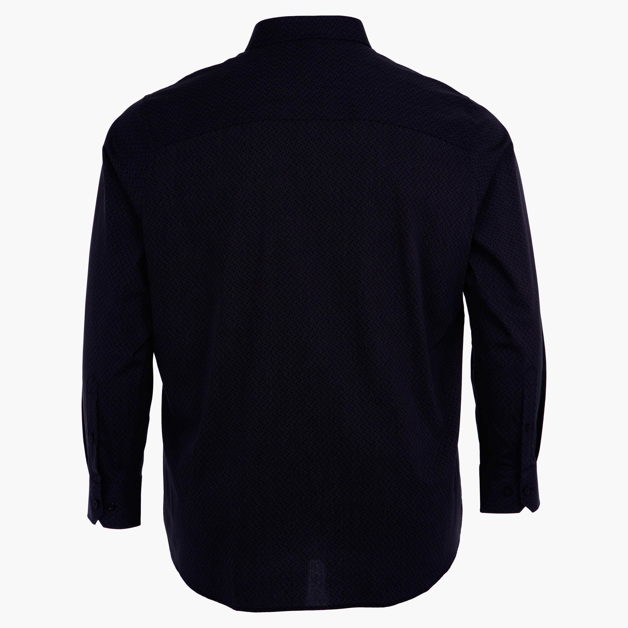 Plus Size Full-sleeved Textured Shirt-men-clothing-shirts-image-2