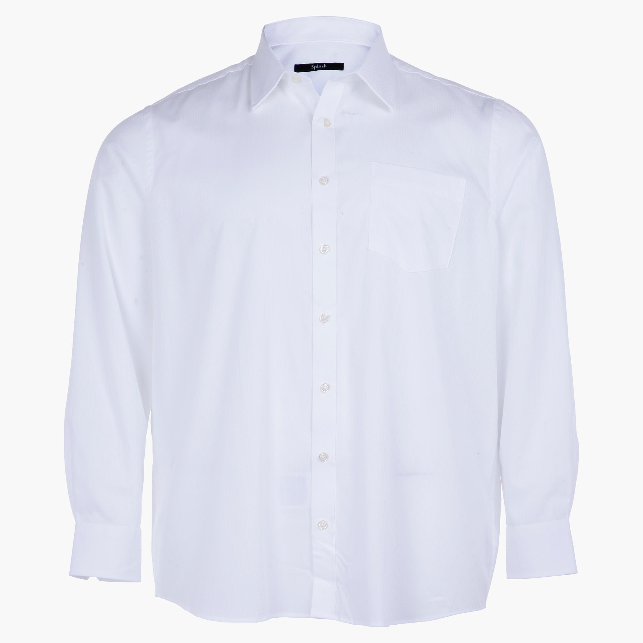 Plus Size Solid Full-sleeved Shirt-men-clothing-shirts-image-1