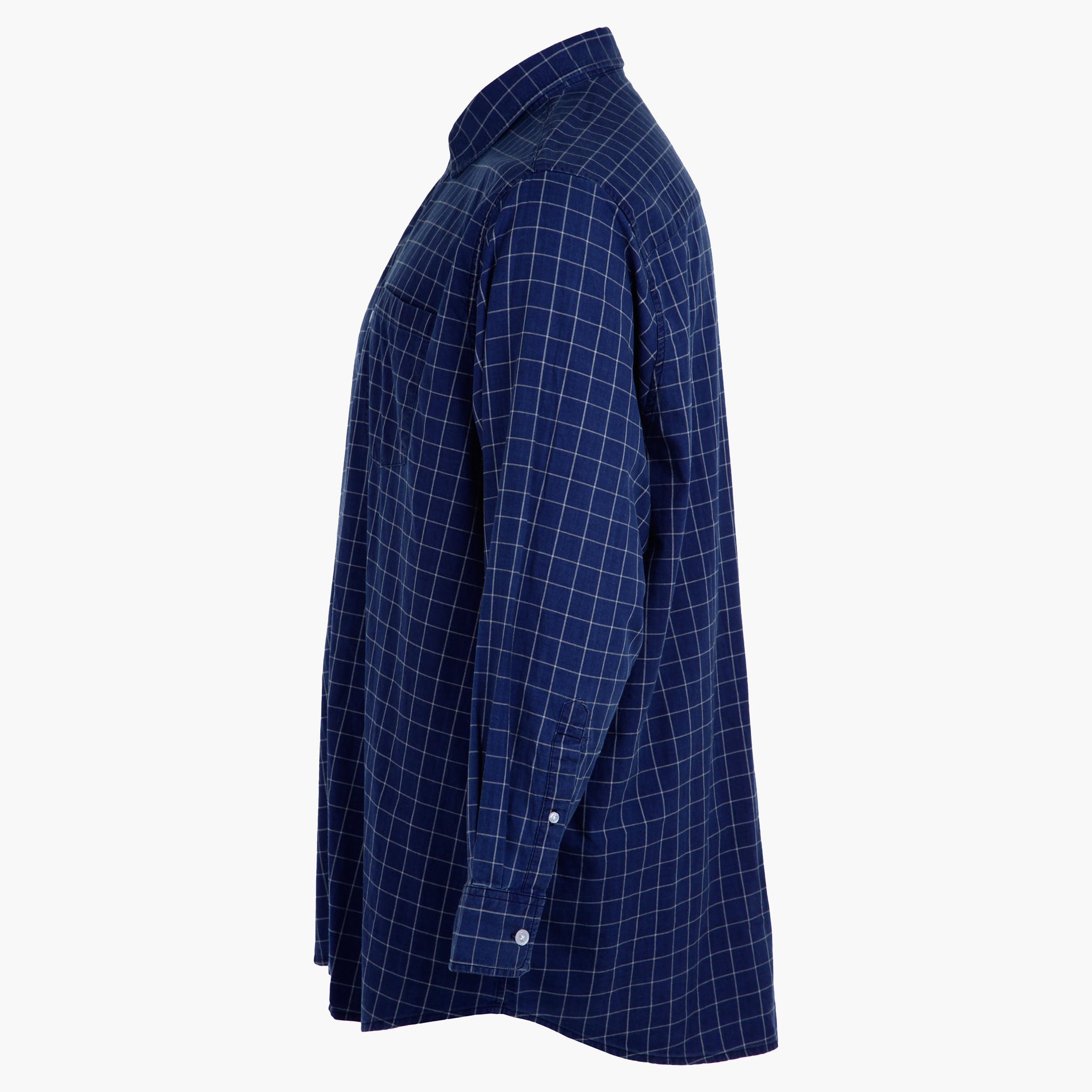 Plus Size Chequered Yarn Dyed Shirt-men-clothing-shirts-image-3