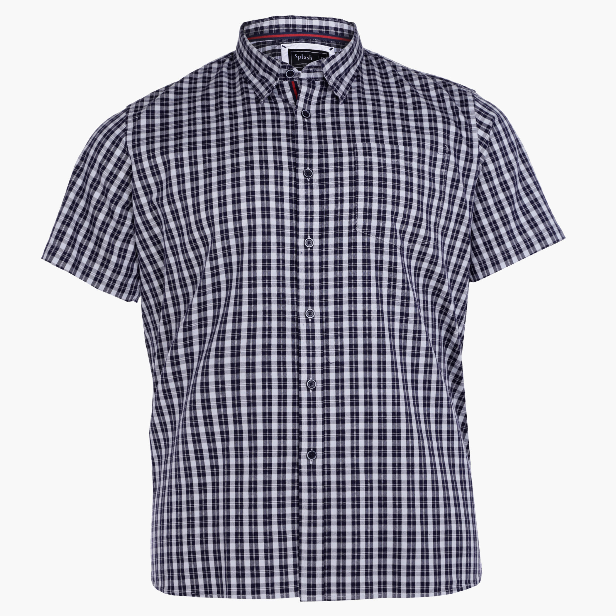Plus Size Shirt with Short Sleeves-men-clothing-shirts-image-1