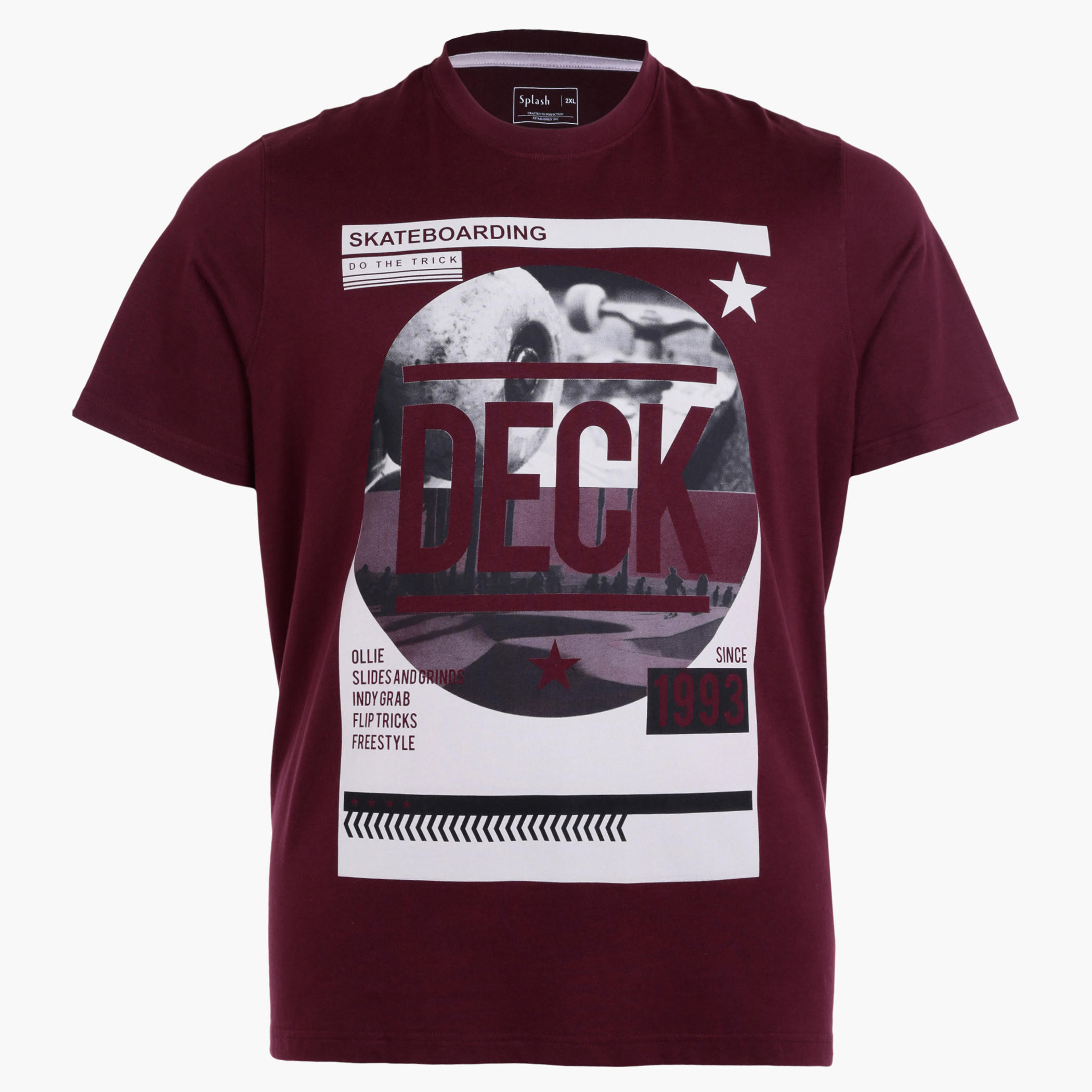 Plus Size T-Shirt with Short Sleeves-men-clothing-tshirtsandpolos-tshirts-image-1