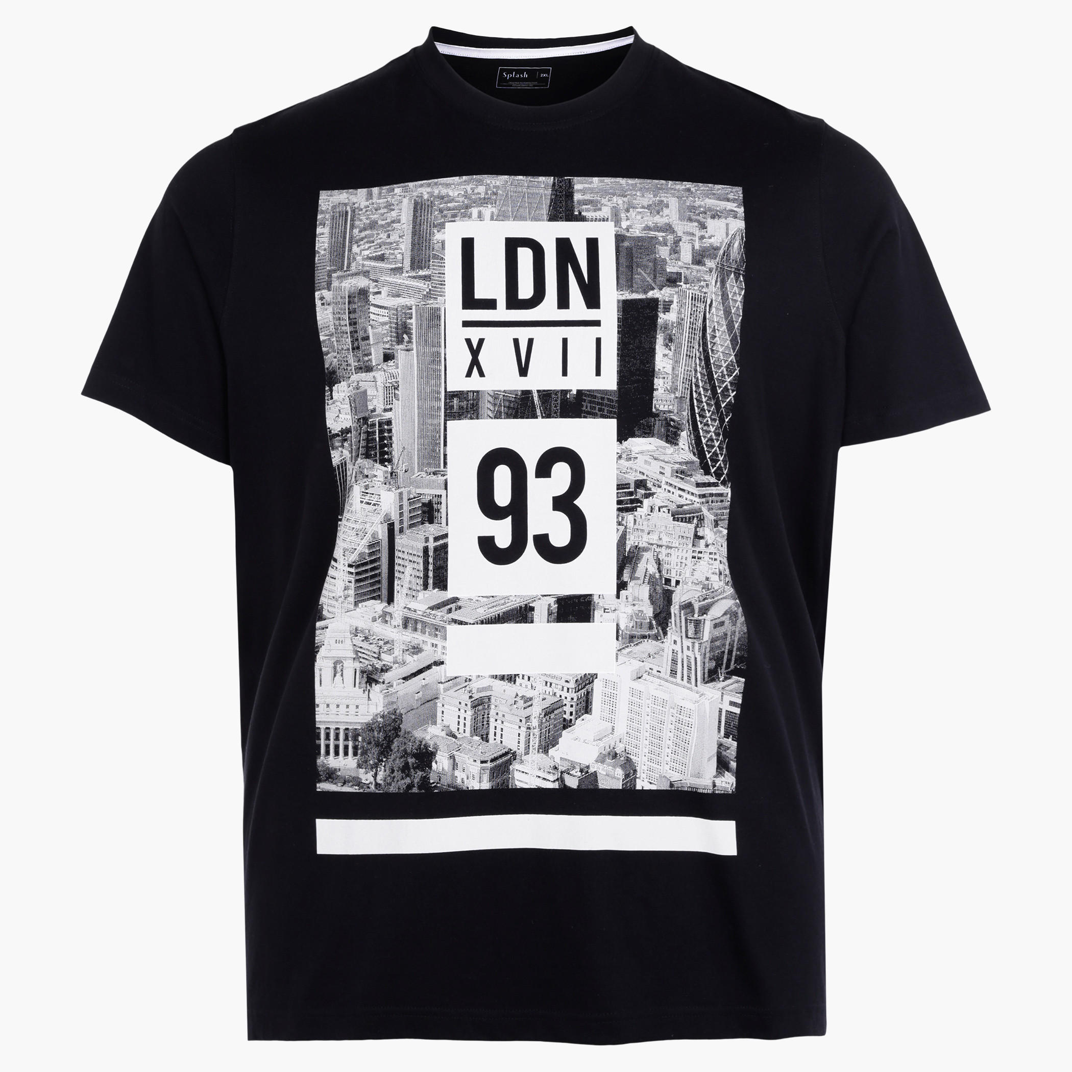 Plus Size T-Shirt with Short Sleeves-men-clothing-tshirtsandpolos-tshirts-image-1