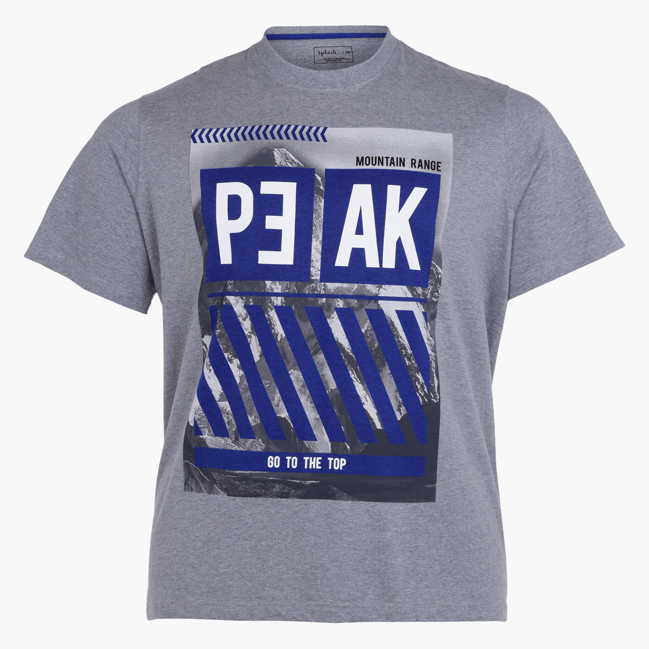 Plus Size T-Shirt with Short Sleeves-men-clothing-tshirtsandpolos-tshirts-image-1