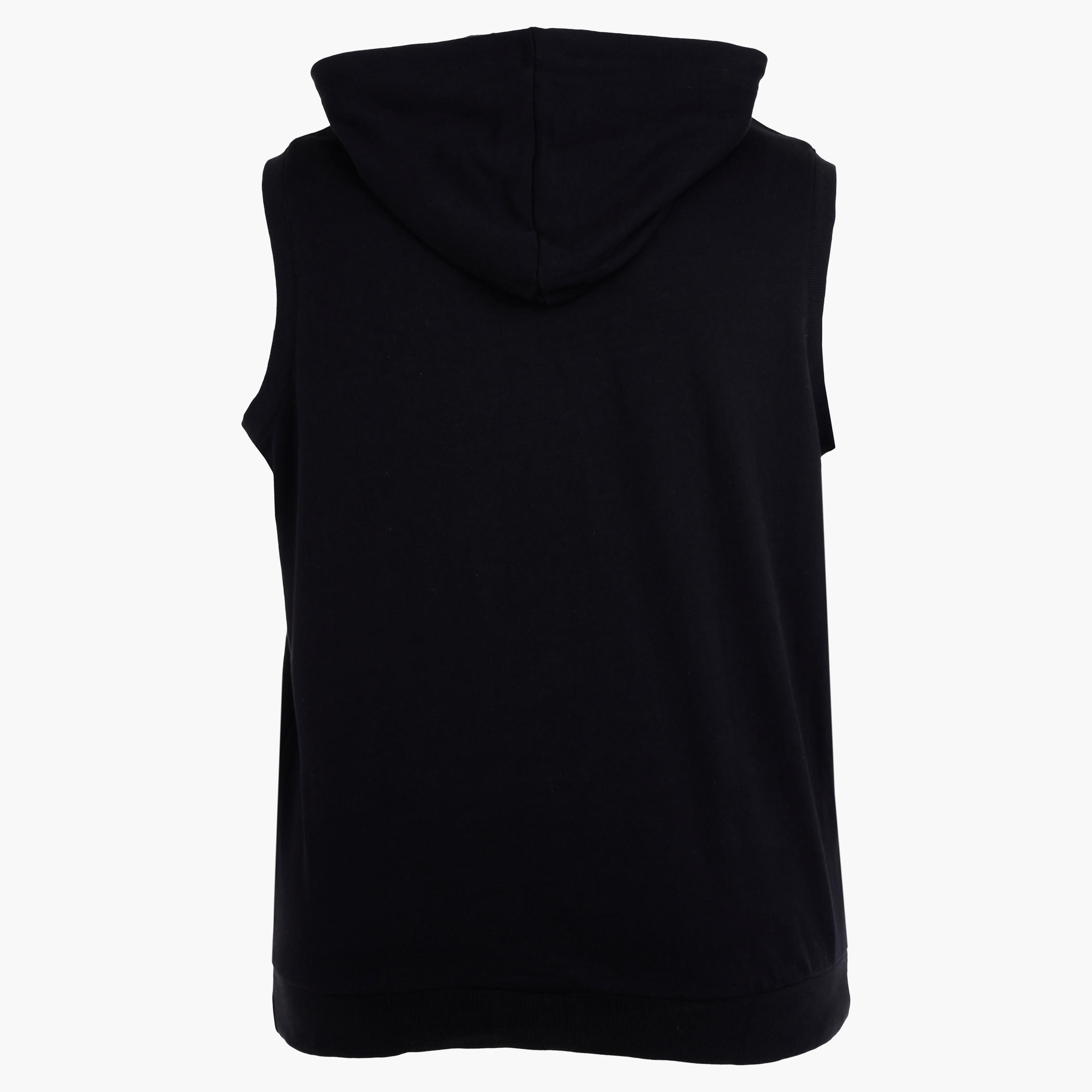 Plus Size Sleeveless Sweatshirt with Hood-men-winterwear-hoodiesandsweatshirts-image-2