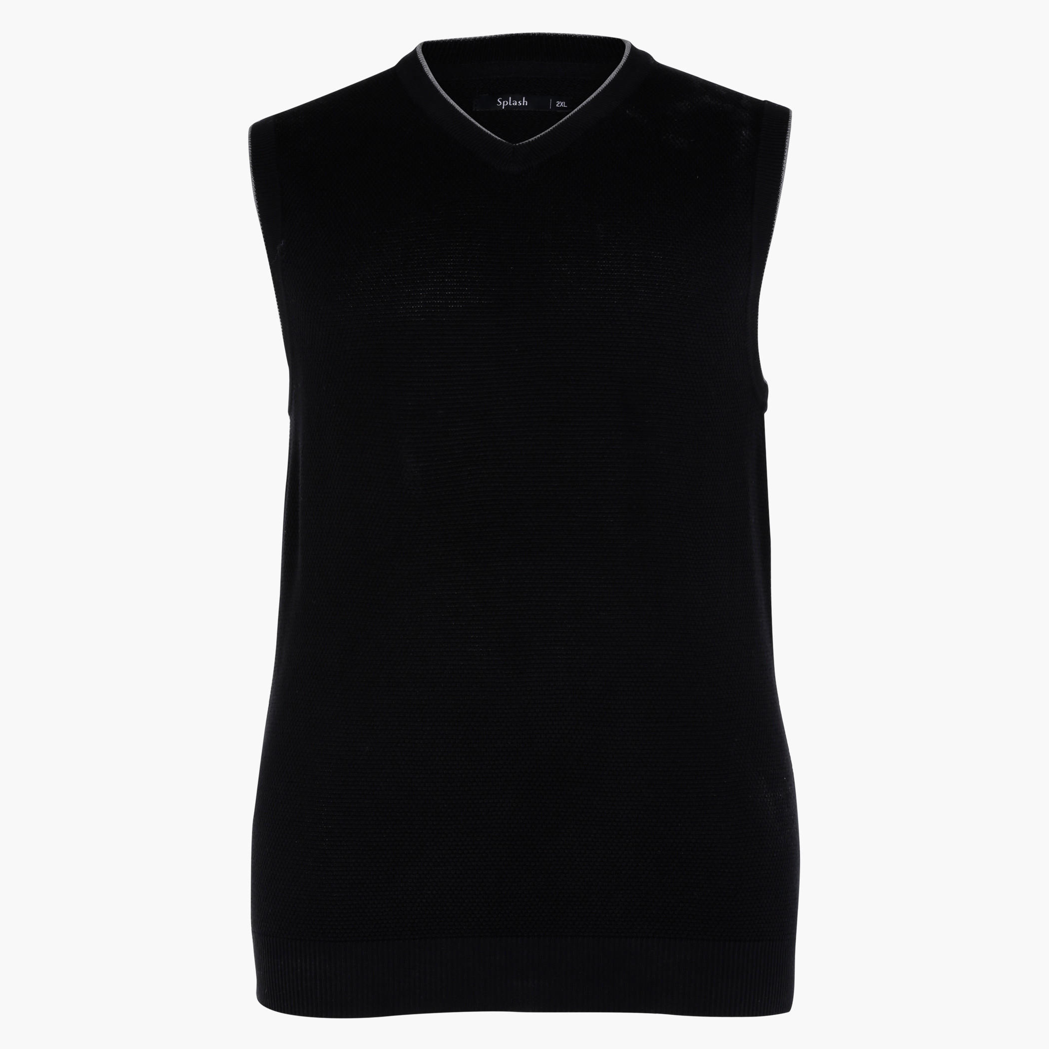 Plus Size V-Neck Sleeveless Sweater-men-clothing-sweatersandpullovers-image-1