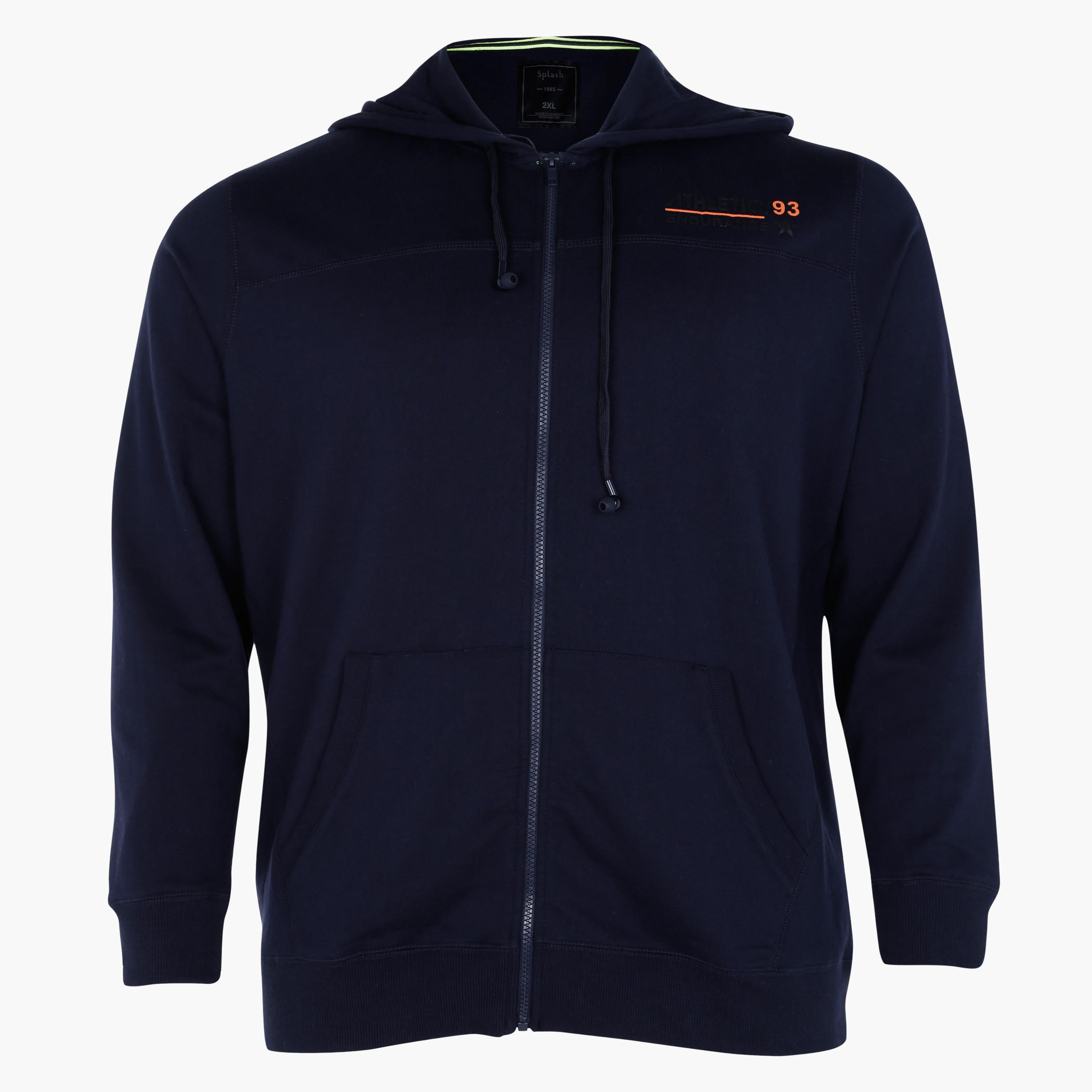 Plus Size Printed Hooded Sweatshirt with Long Sleeves-men-winterwear-hoodiesandsweatshirts-image-1