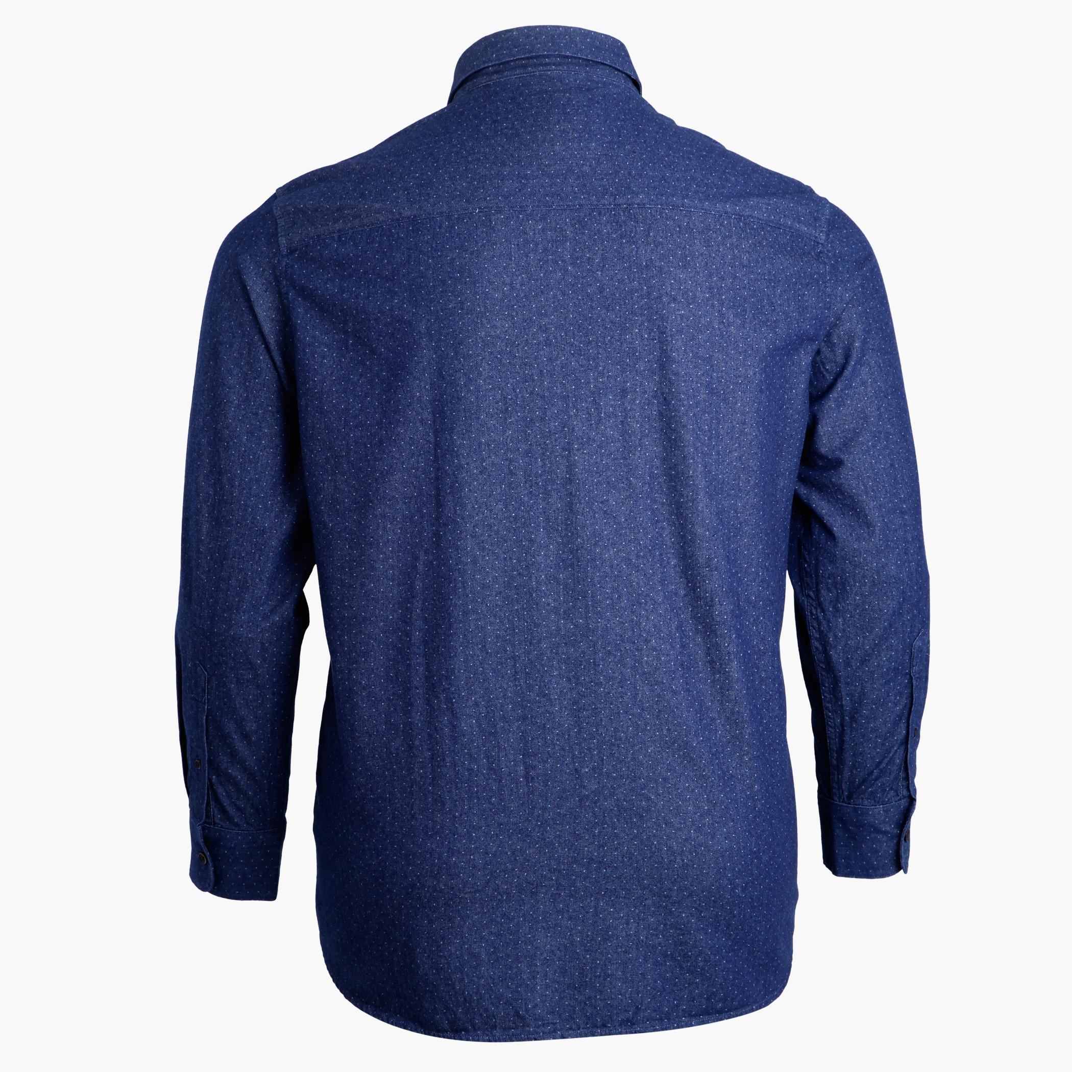 Printed Shirt with Spread Collar and Long Sleeves-men-clothing-shirts-image-2