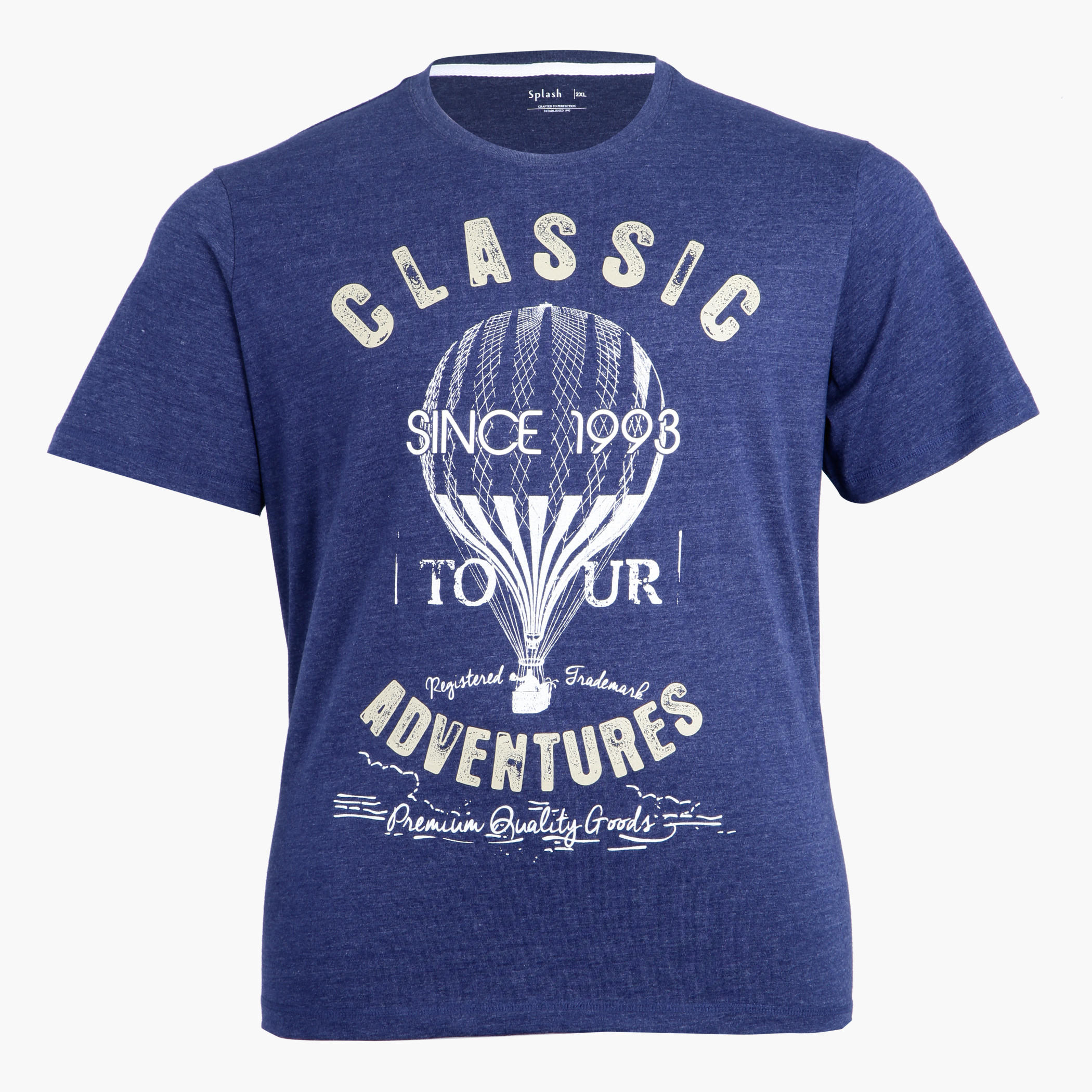 Graphic Print T-Shirt with Crew Neck and Short Sleeves-men-clothing-tshirtsandpolos-tshirts-image-1