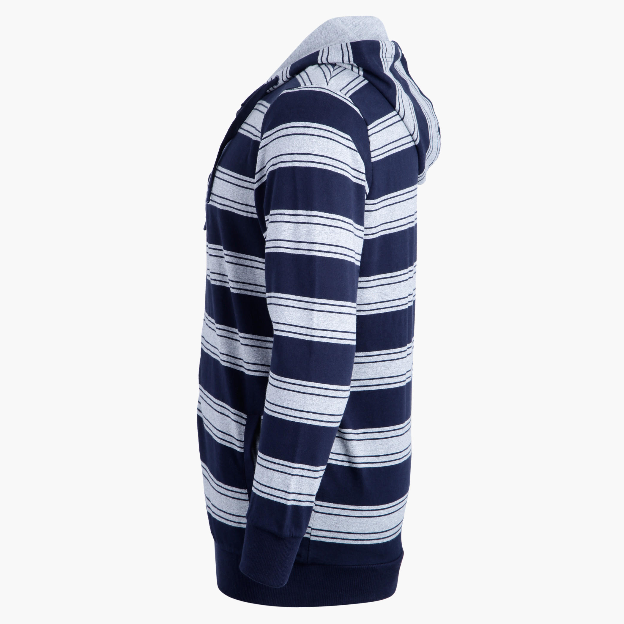 Striped Sweat Shirt with Long Sleeves and Zip Closure-men-winterwear-hoodiesandsweatshirts-image-3