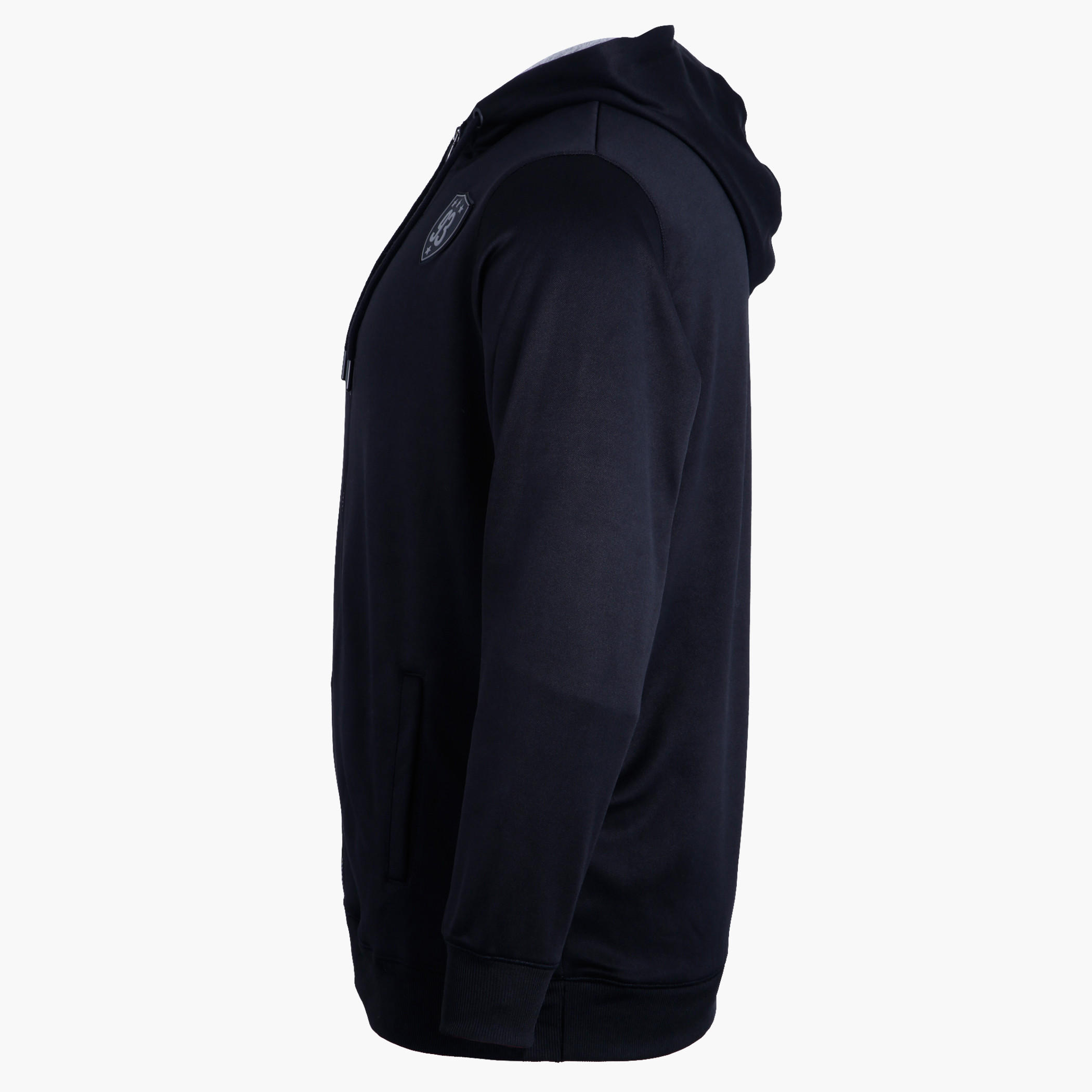 Hooded Jacket with Long Sleeves and Zip Closure-men-winterwear-hoodiesandsweatshirts-image-3