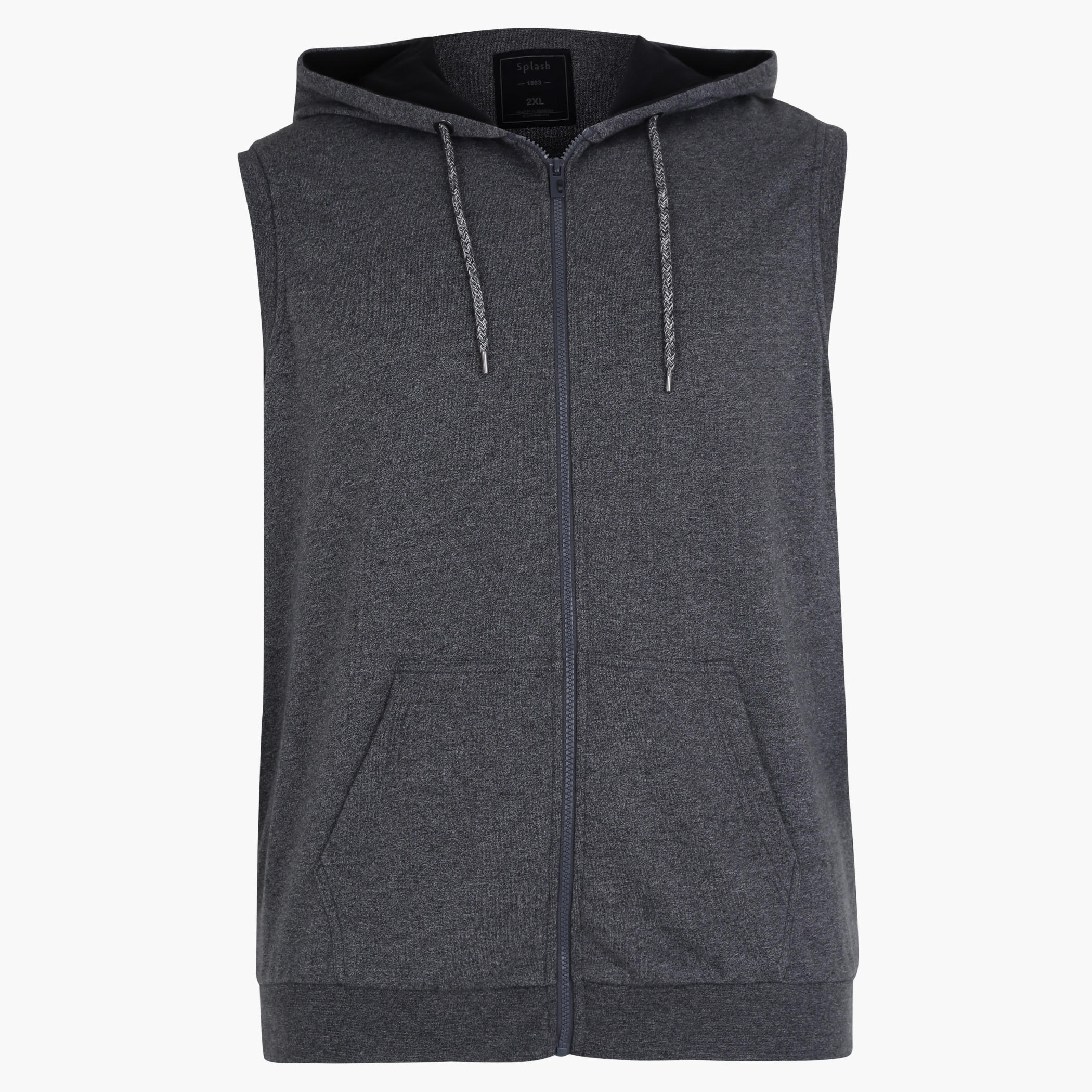Sleeveless Jacket with Hoodie and Zip Closure-men-clothing-jacketsandblazers-jackets-image-1