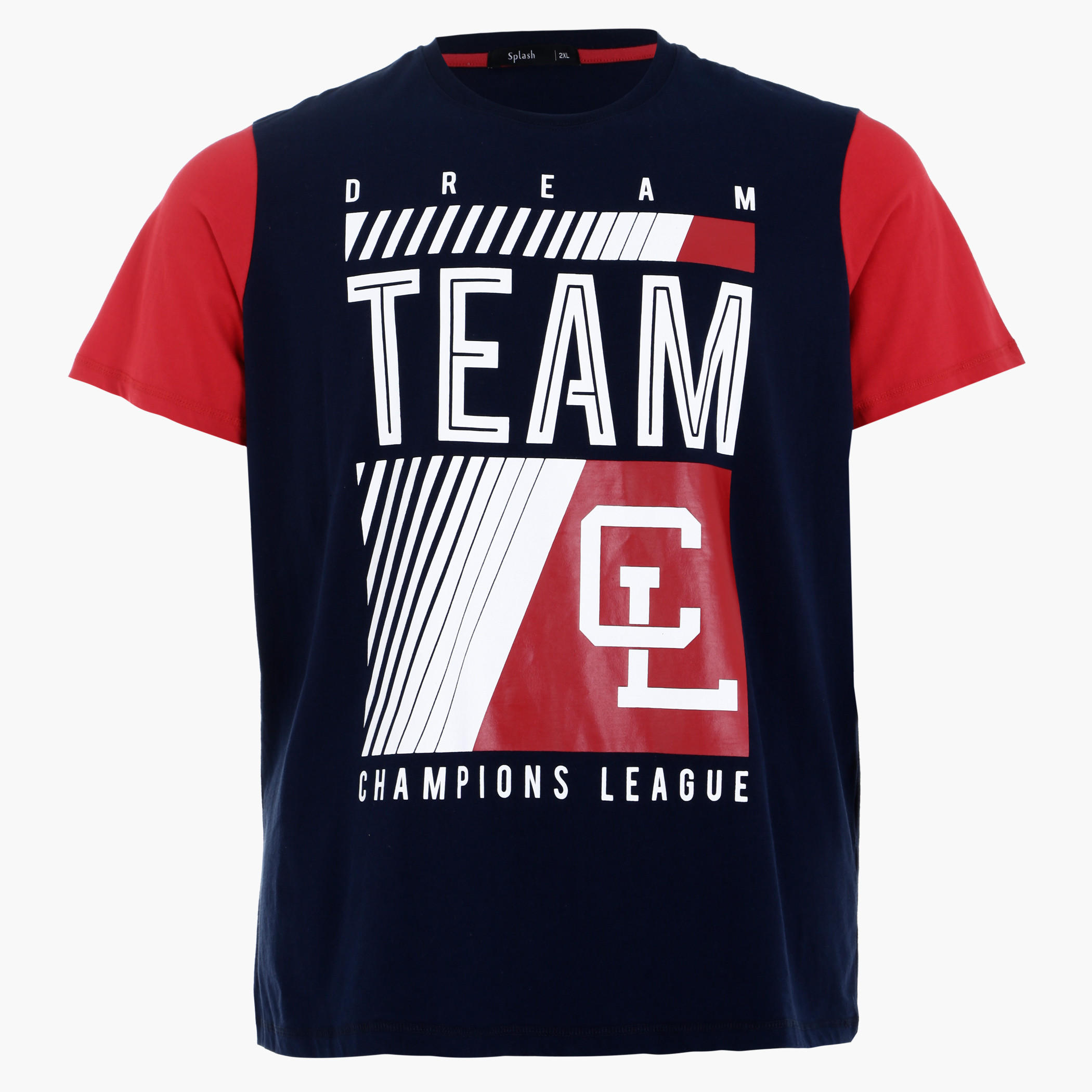 Printed Crew Neck T-Shirt with Short Sleeves-men-clothing-tshirtsandpolos-tshirts-image-3
