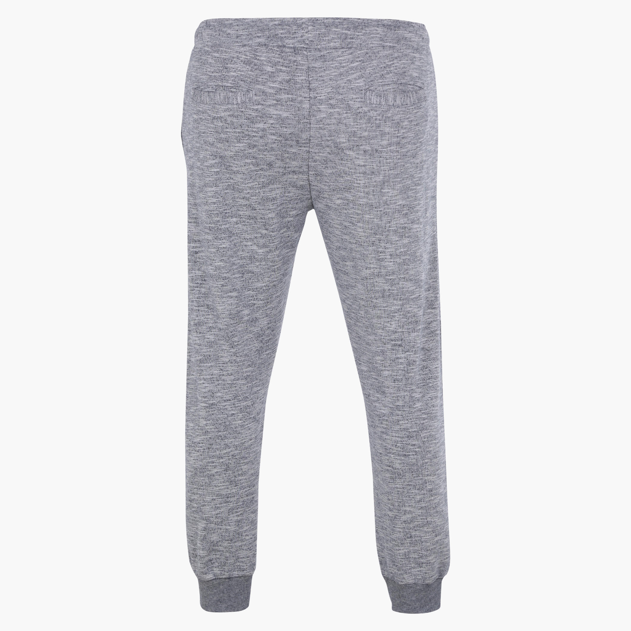 Melange Print Jog Pants with Elasticised Waistband-men-clothing-bottoms-joggers-image-2