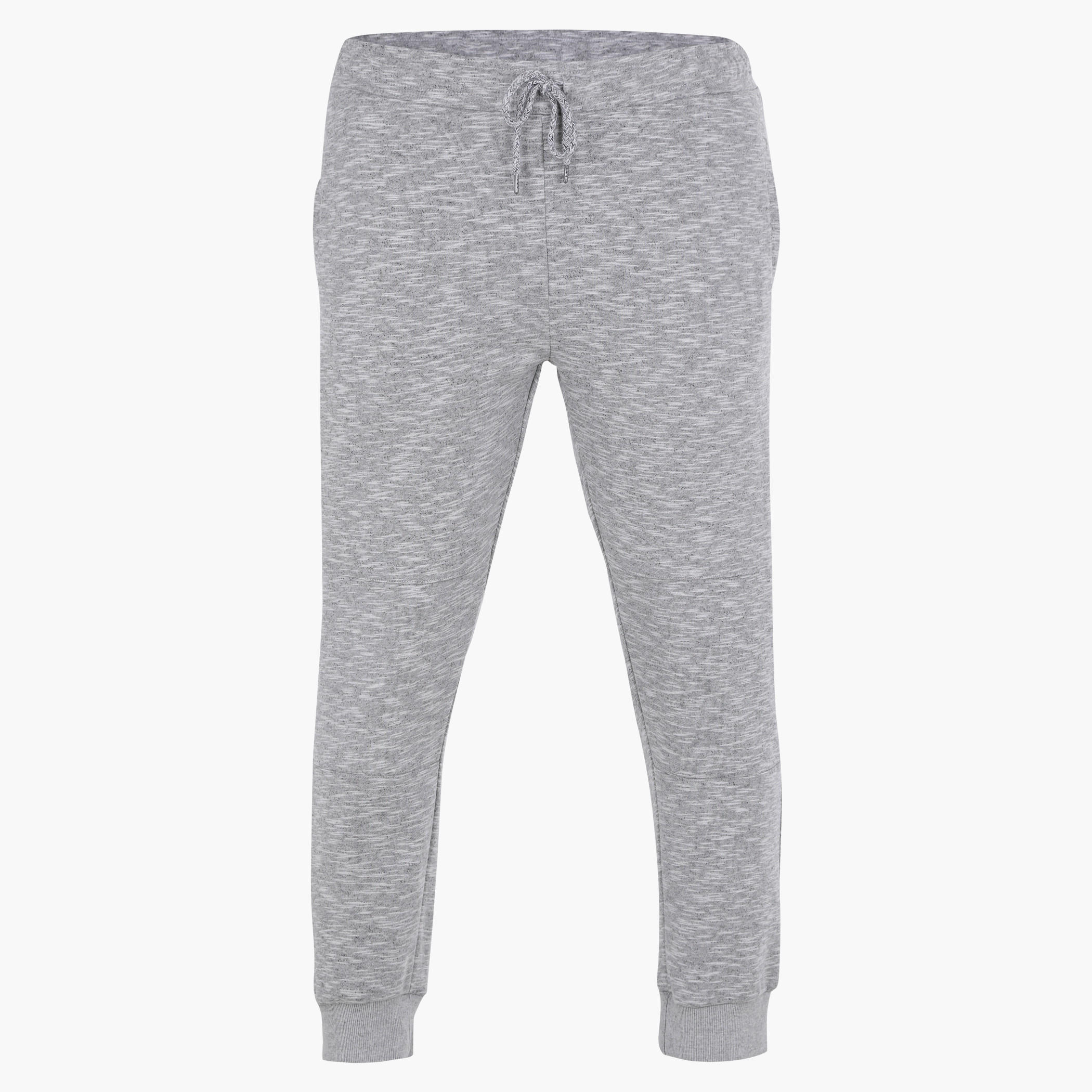 Melange Print Jog Pants with Elasticised Waistband-men-clothing-bottoms-joggers-image-4