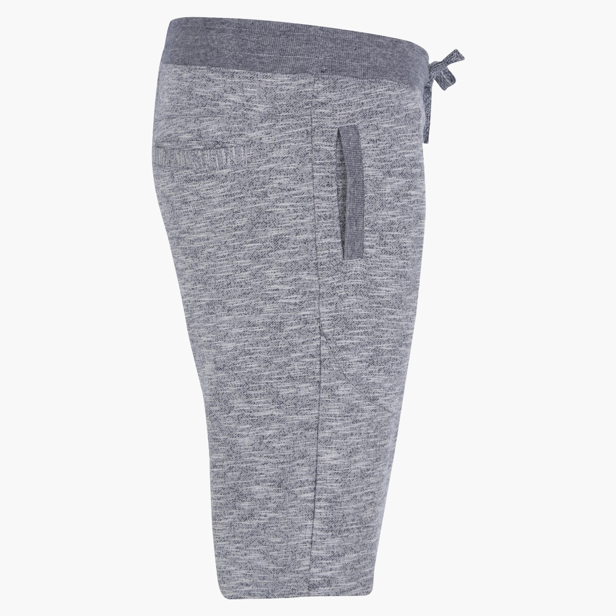 Melange Print Shorts with Elasticised Waistband-men-clothing-bottoms-shorts-image-3