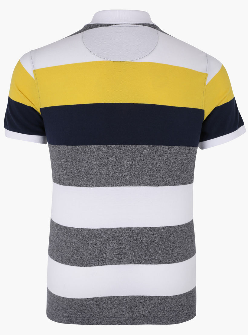 Printed Short Sleeves T-Shirt with Polo Neck-men-clothing-tshirtsandpolos-tshirts-image-2