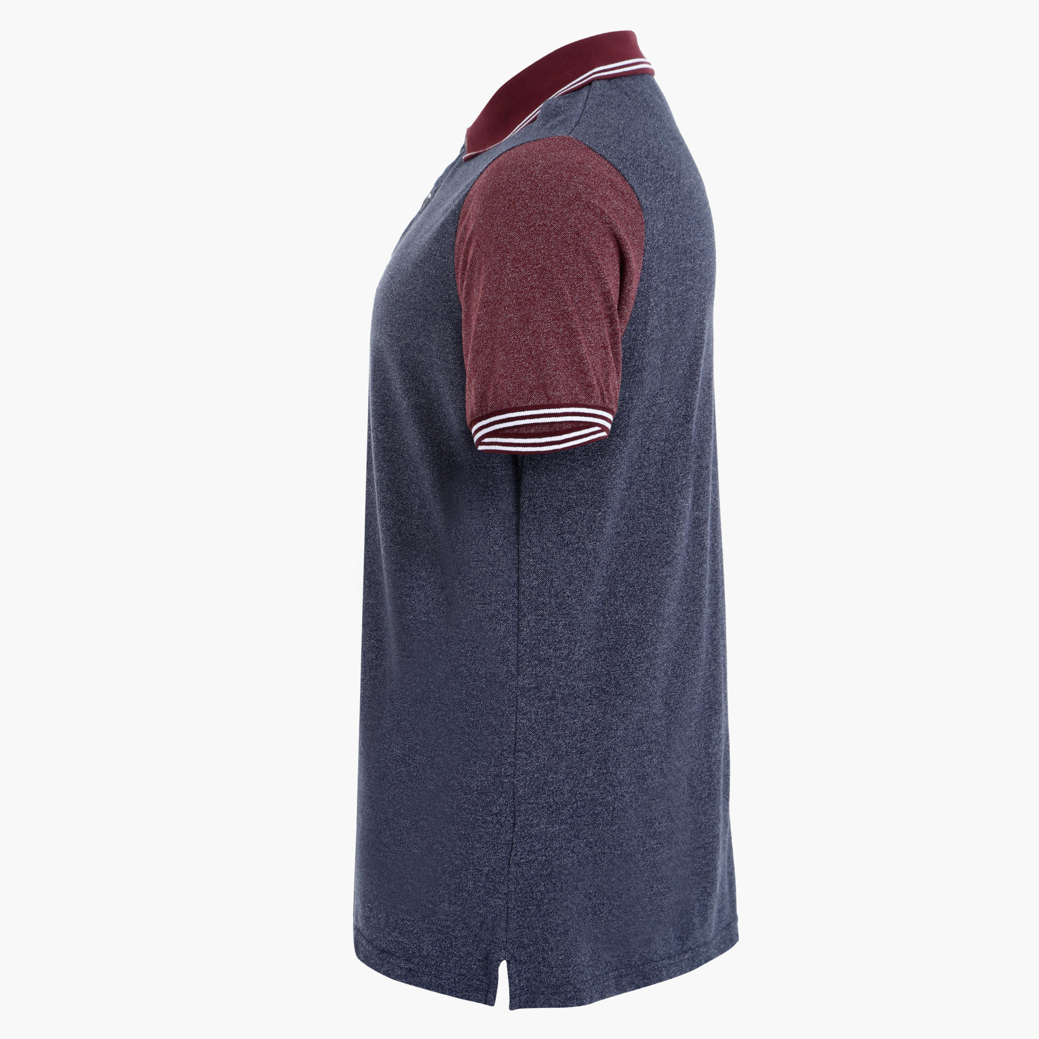 Polo Neck T-Shirt with Short Sleeves-men-clothing-tshirtsandpolos-polos-image-3