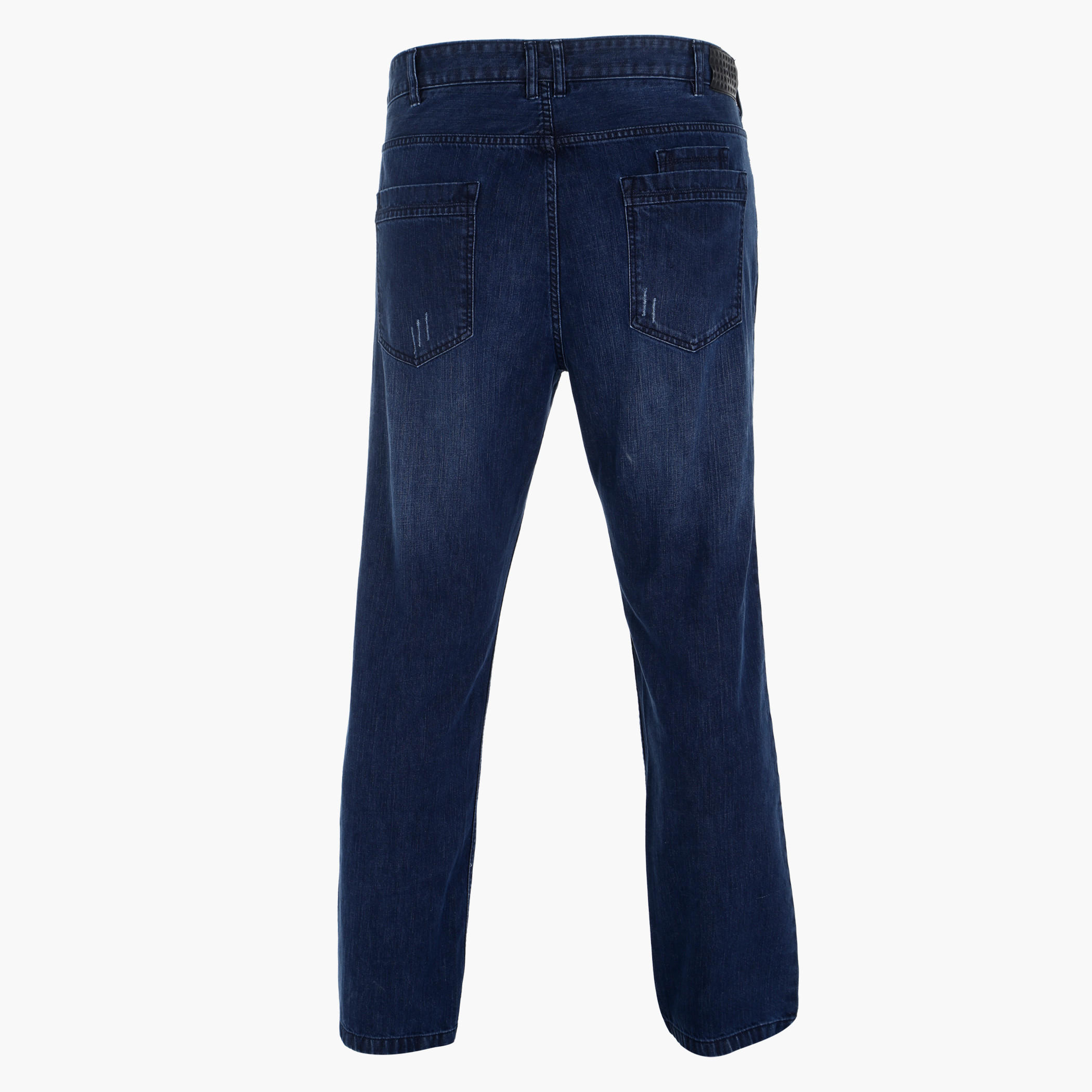 Full Length Denim Pants with Button Closure-men-clothing-bottoms-jeans-image-2