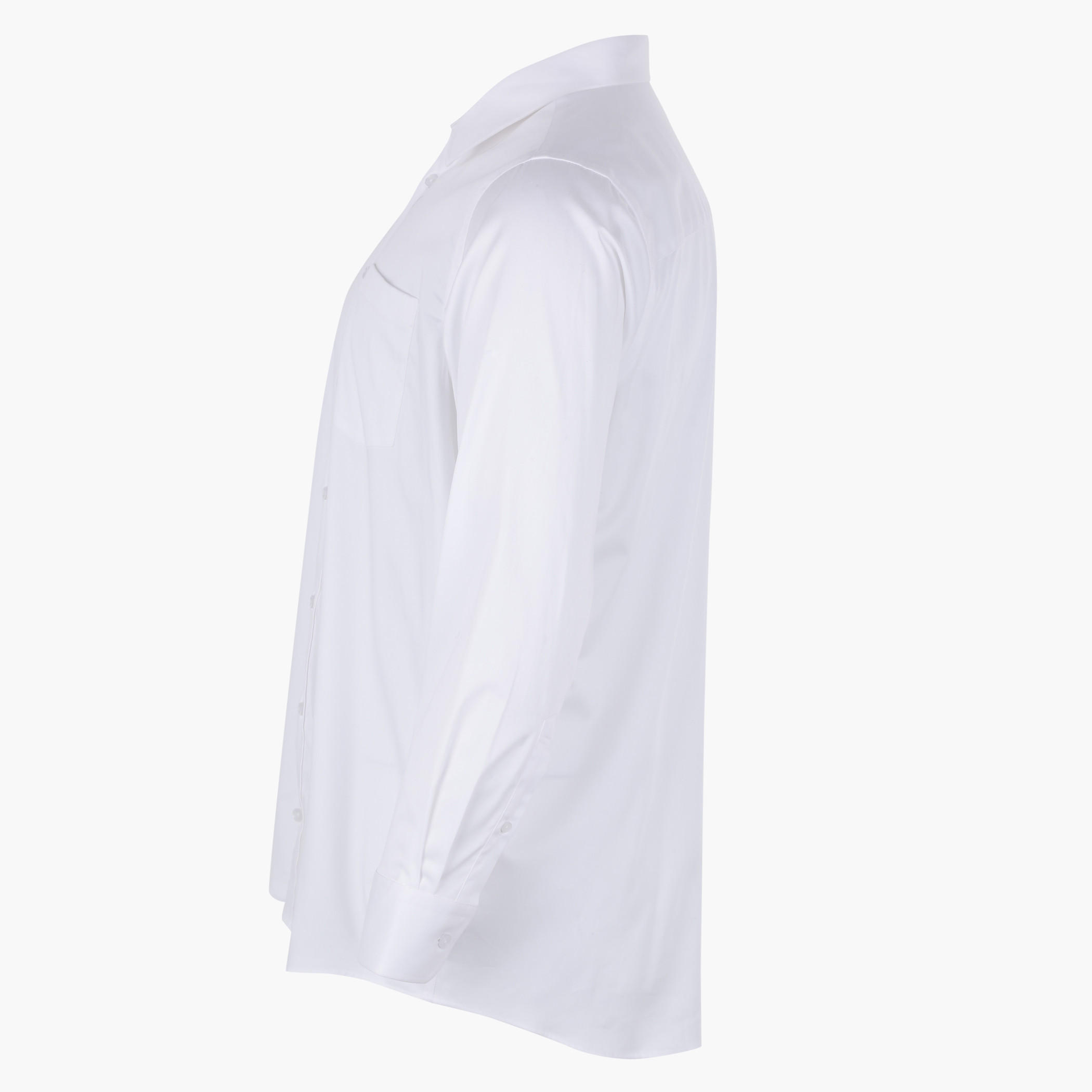 Long Sleeves Shirt with Complete Placket and Patch Pocket-men-clothing-shirts-image-1