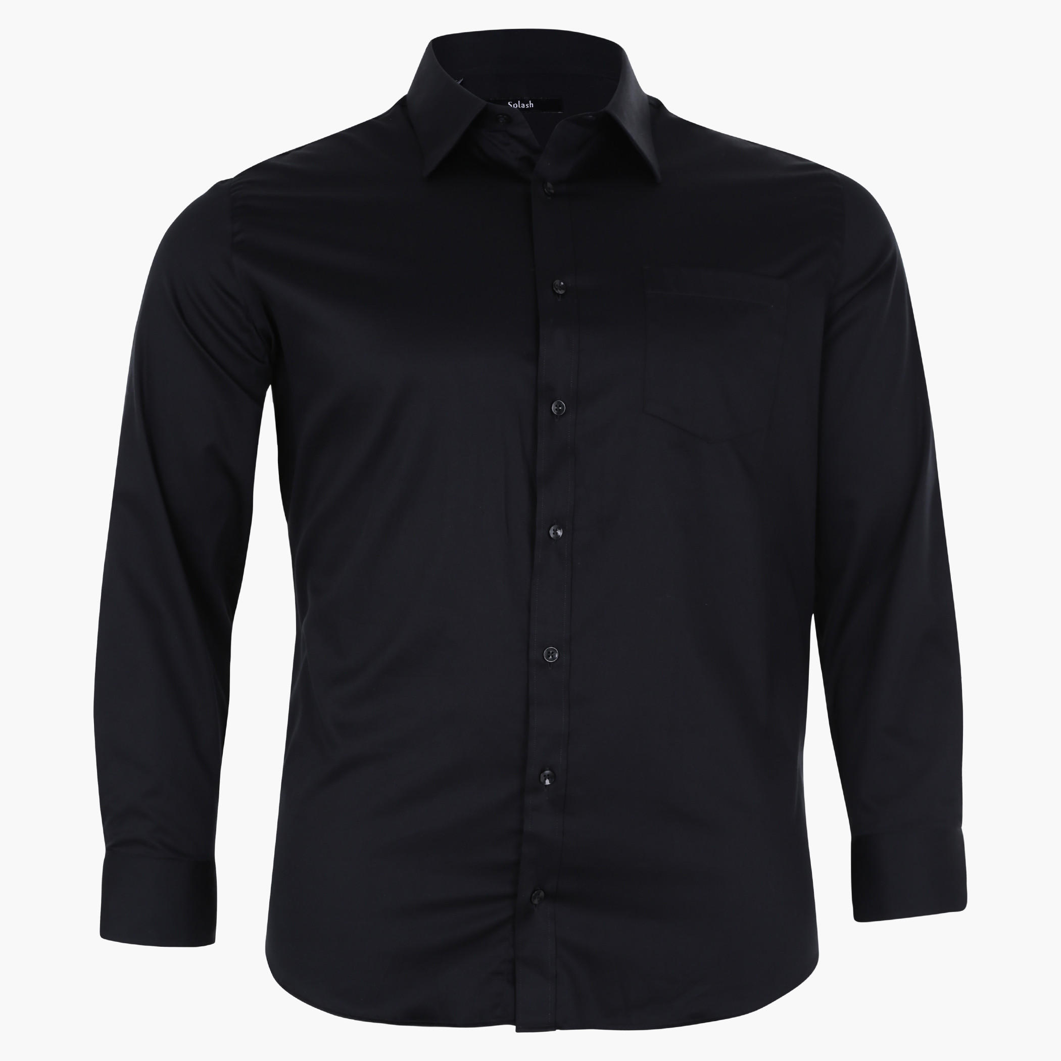 Long Sleeves Shirt with Complete Placket and Patch Pocket-men-clothing-shirts-image-4